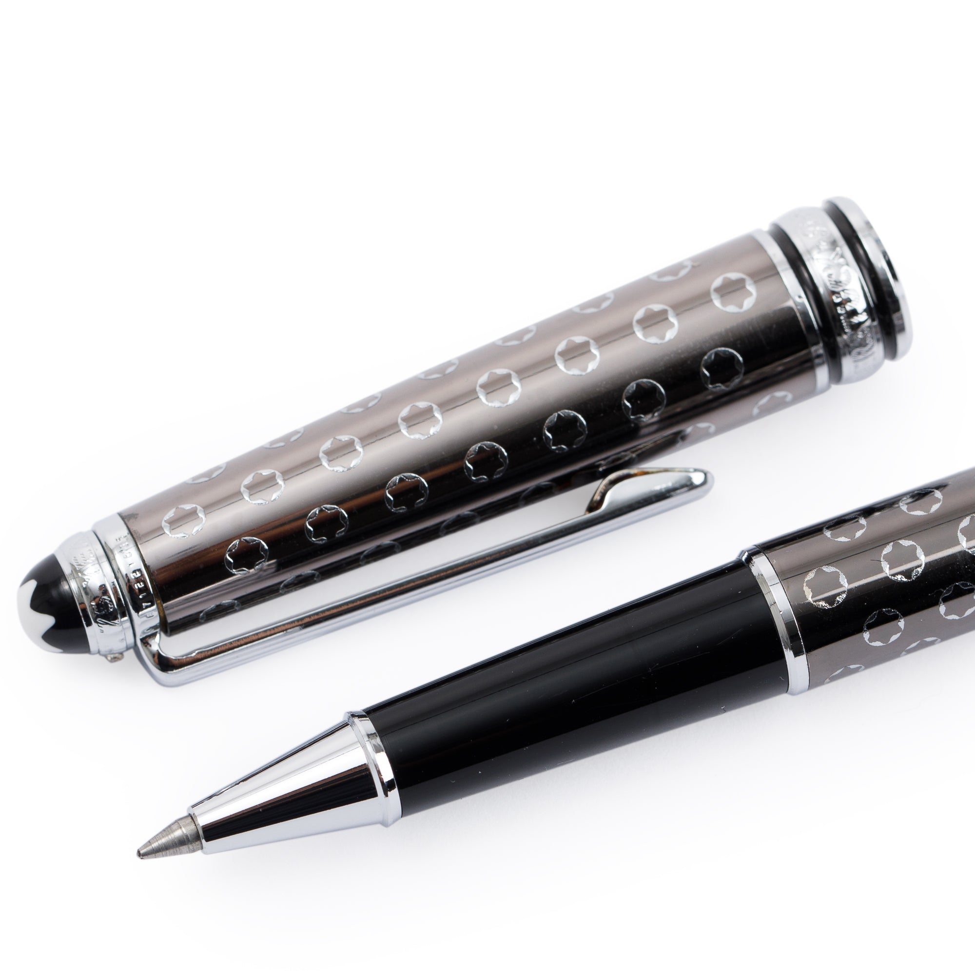 Montblanc Platinum Coated 75 Year Anniversary Special Edition Meisterstuck Lacquer Rollerball Pen