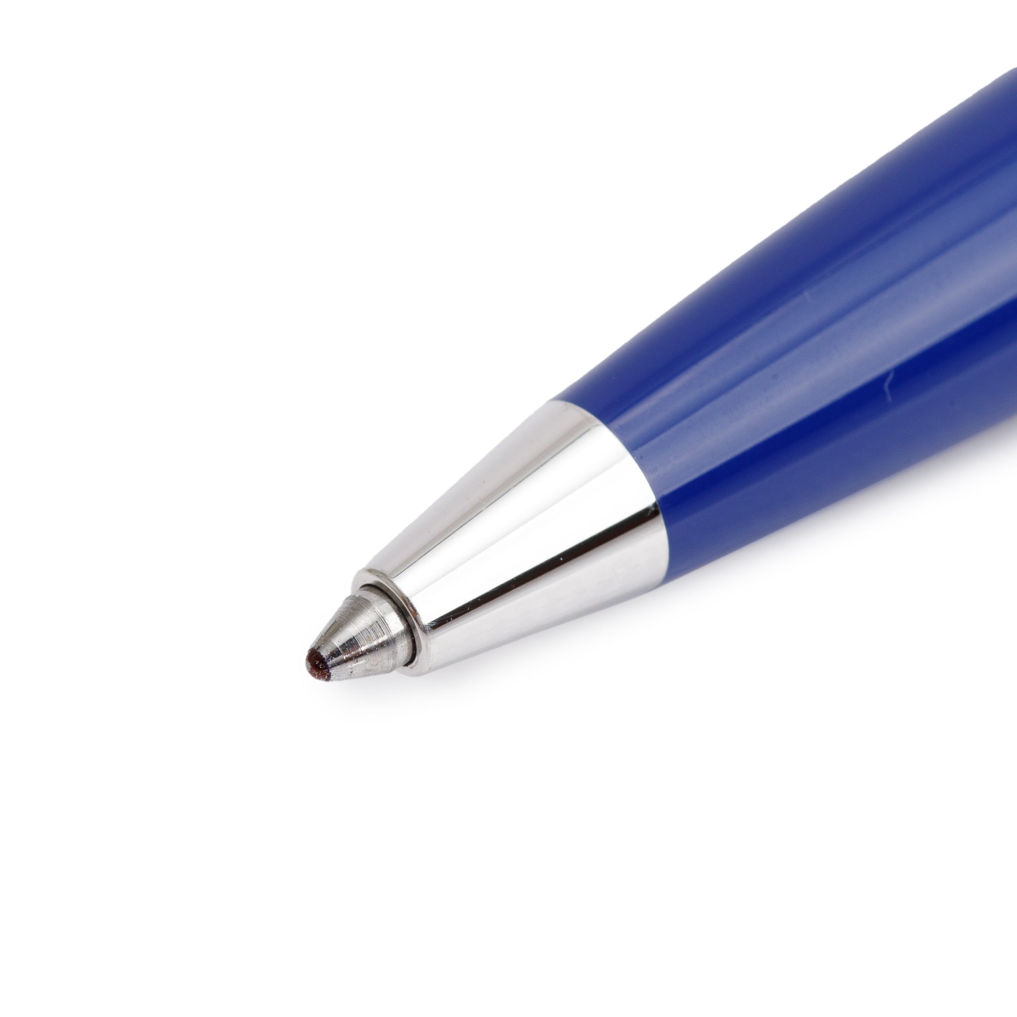 Montblanc Platinum Coated Pix Blue Ballpoint Pen w/ Box