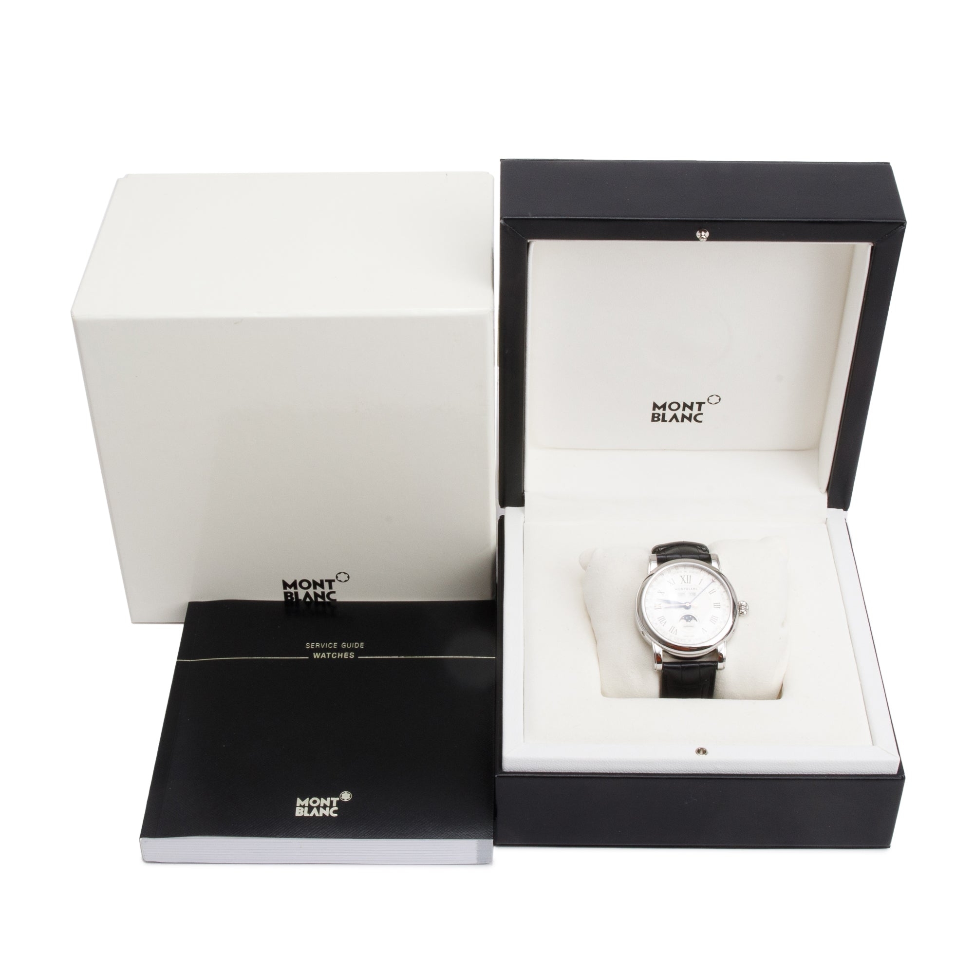 Montblanc Stainless Steel Star Legacy Full Calendar 42 MM Automatic Watch 7241 w/ Box & Papers