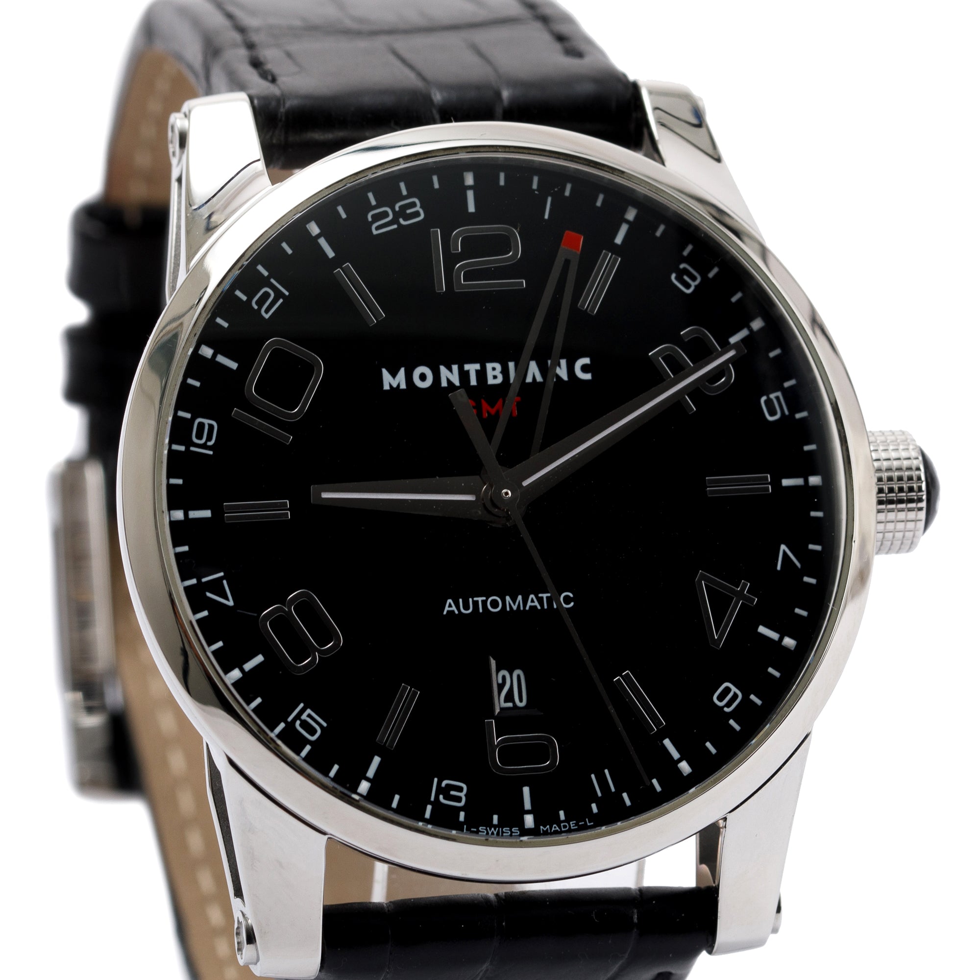 Montblanc Stainless Steel Timewalker GMT 42 MM Automatic Watch w/ Box