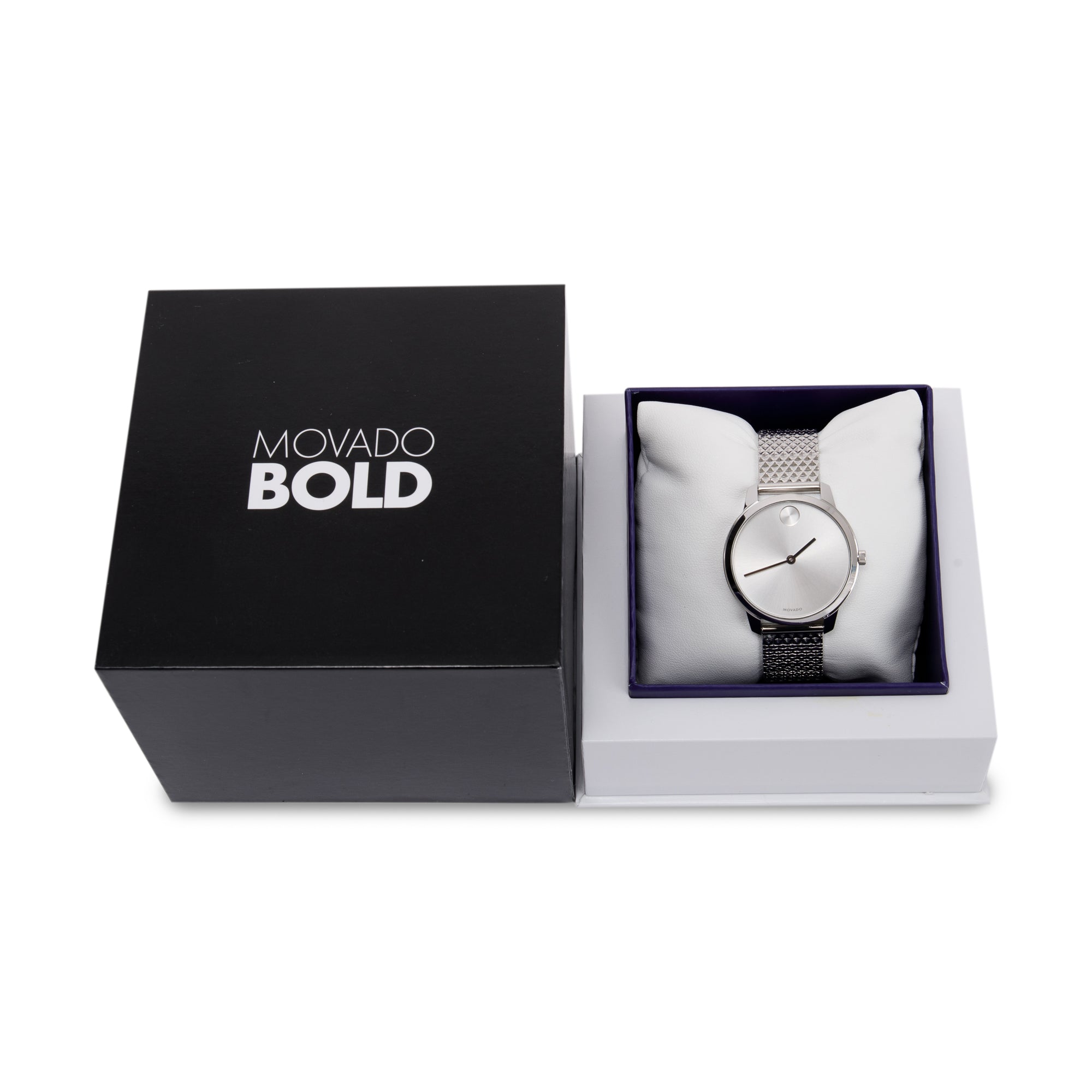 Movado Bold Thin 36MM Watch w/ Box
