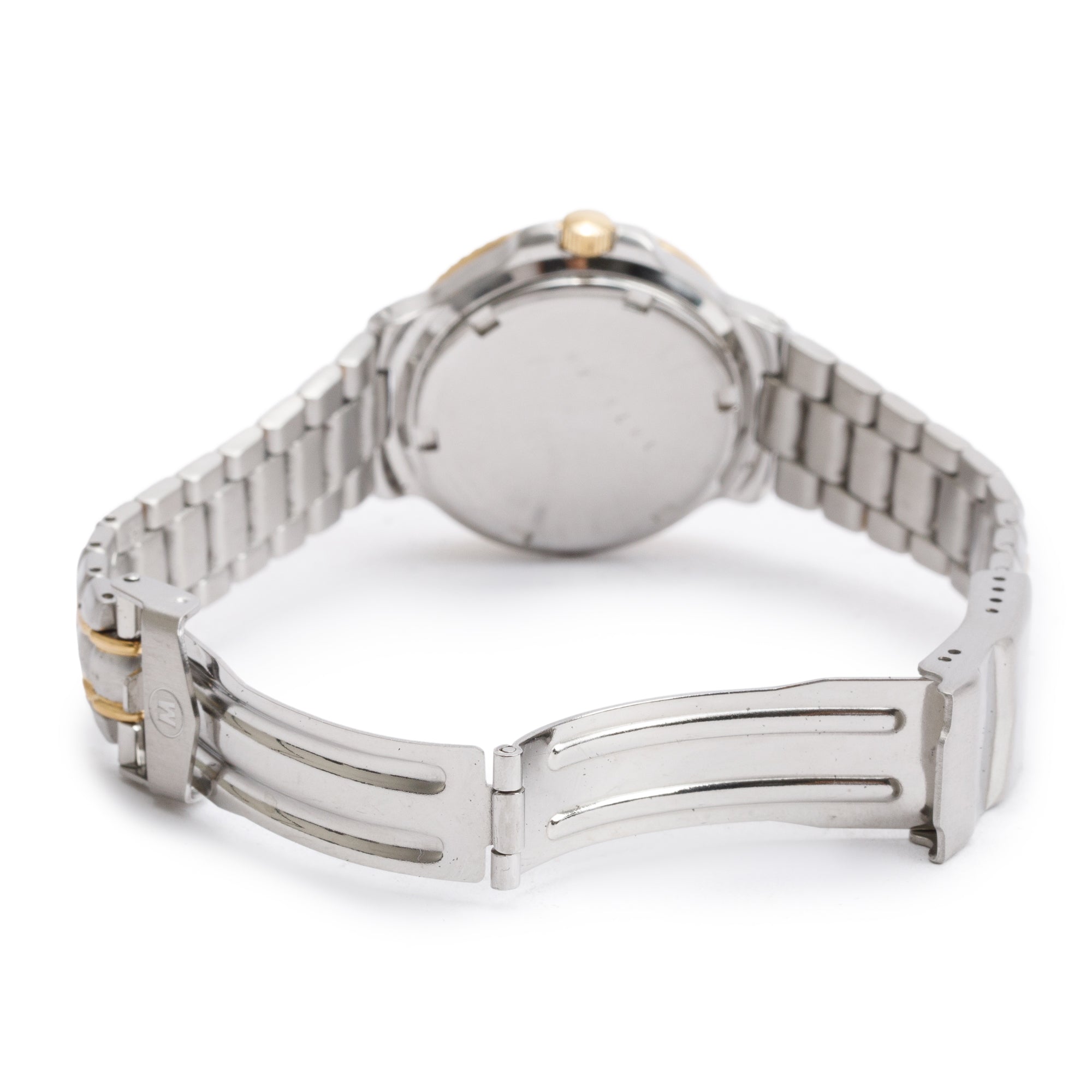 Movado Gold-Plated & Stainless Steel Diver 28 MM Ladies Quartz Watch