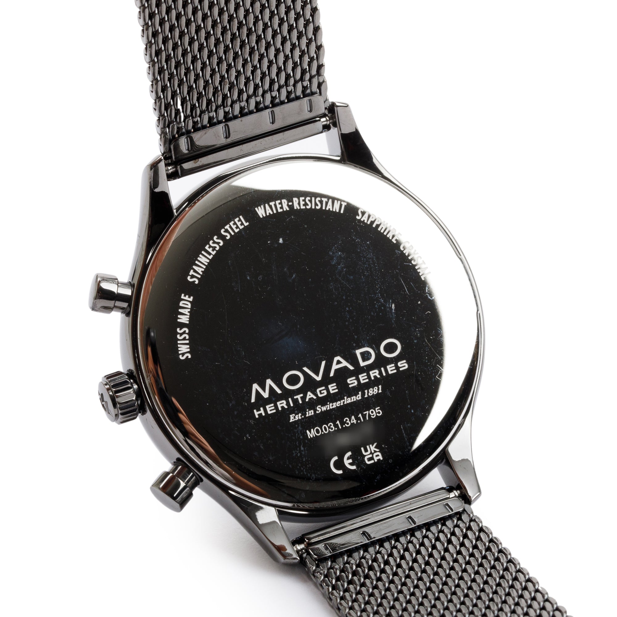 Movado Heritage Series Stainless Steel Calendoplan 43 MM Quartz Watch
