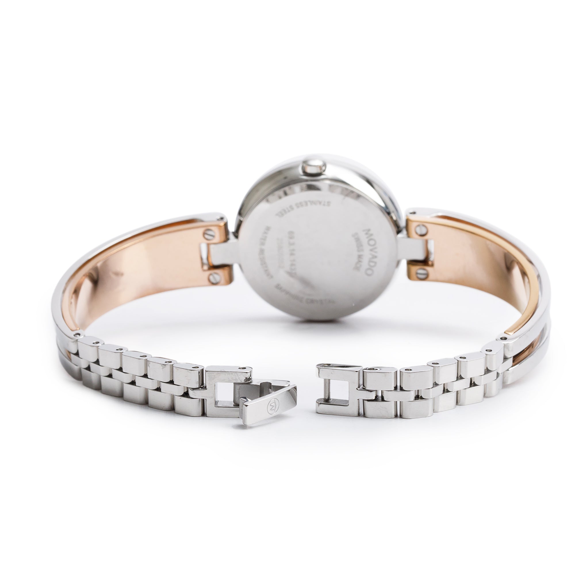 Movado Rose Gold-Plated & Stainless Steel Aleena 27 MM Quartz Watch