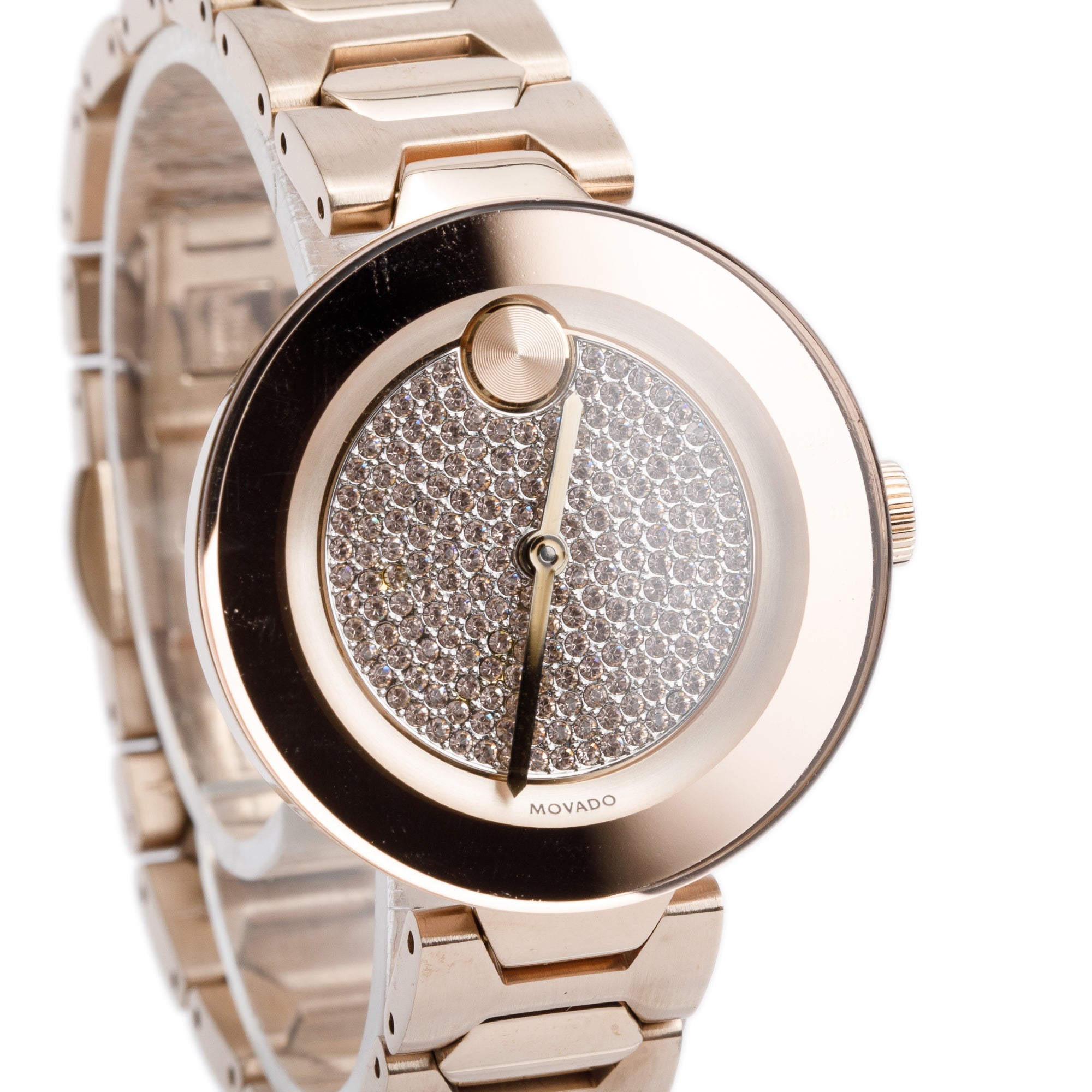 Movado Rose Gold-Plated & Stainless Steel Bold 32 MM Quartz Watch