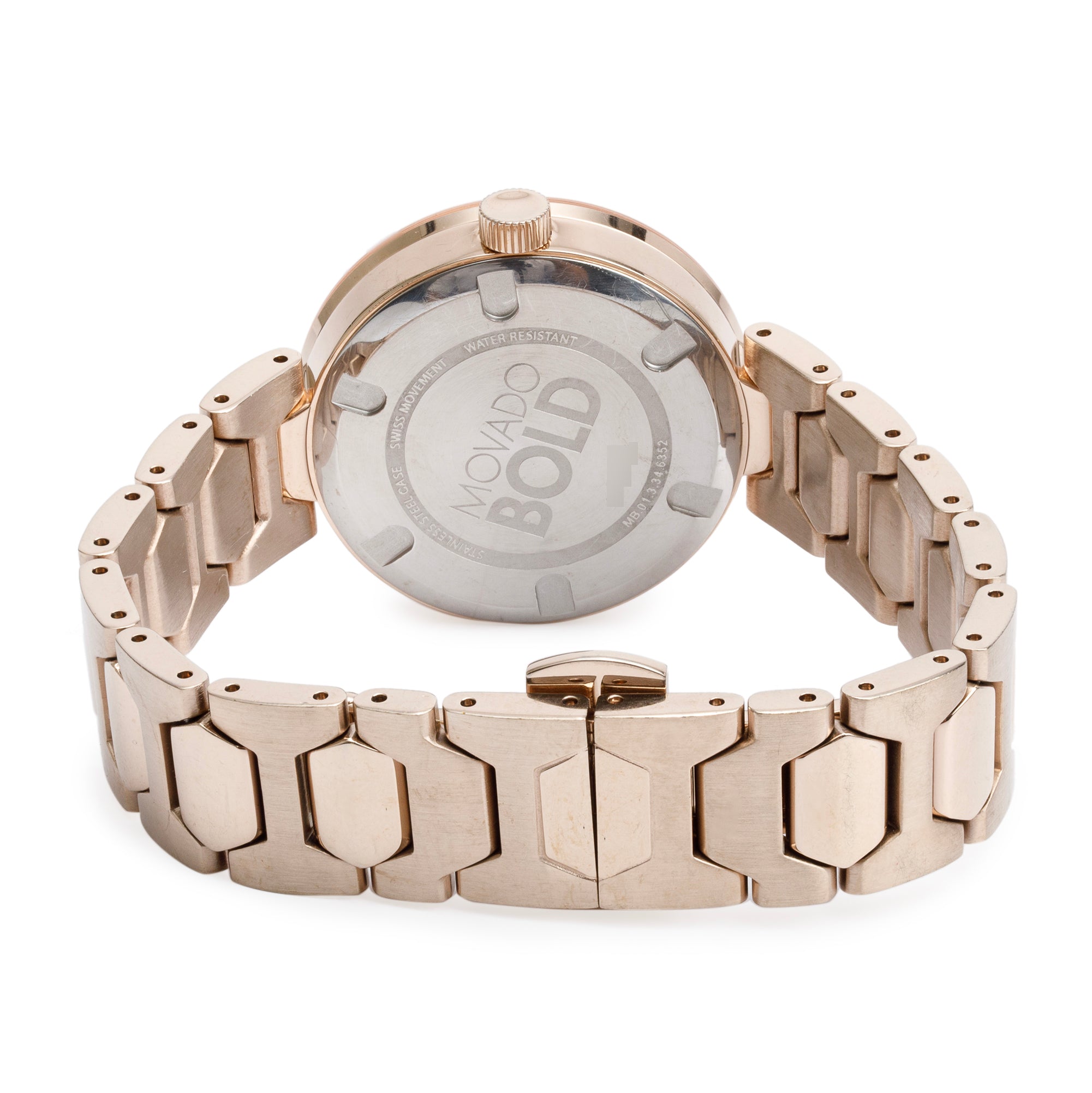 Movado Rose Gold-Plated & Stainless Steel Bold 32 MM Quartz Watch