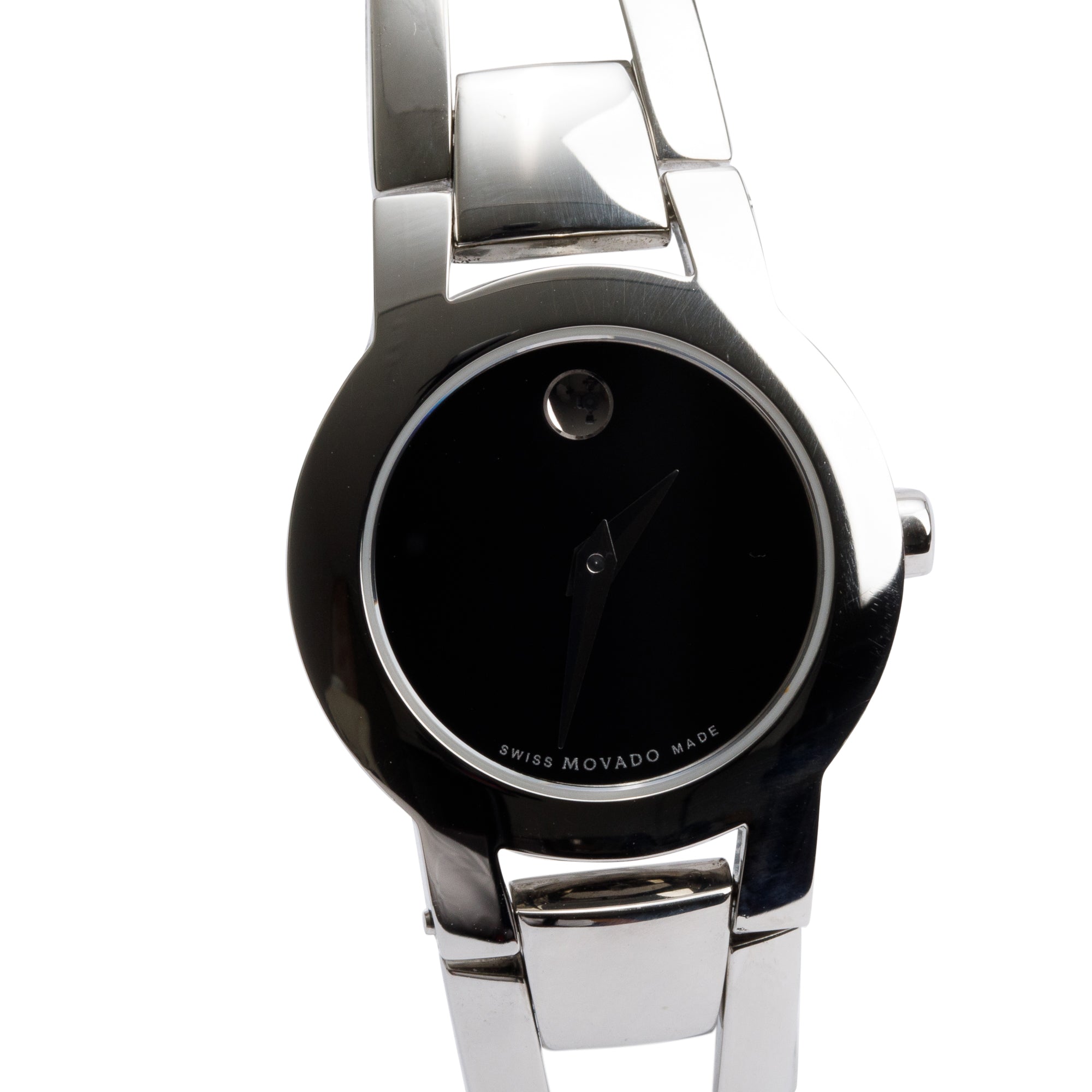 Movado Stainless Steel Amorosa 24 MM Quartz Watch w/ Box