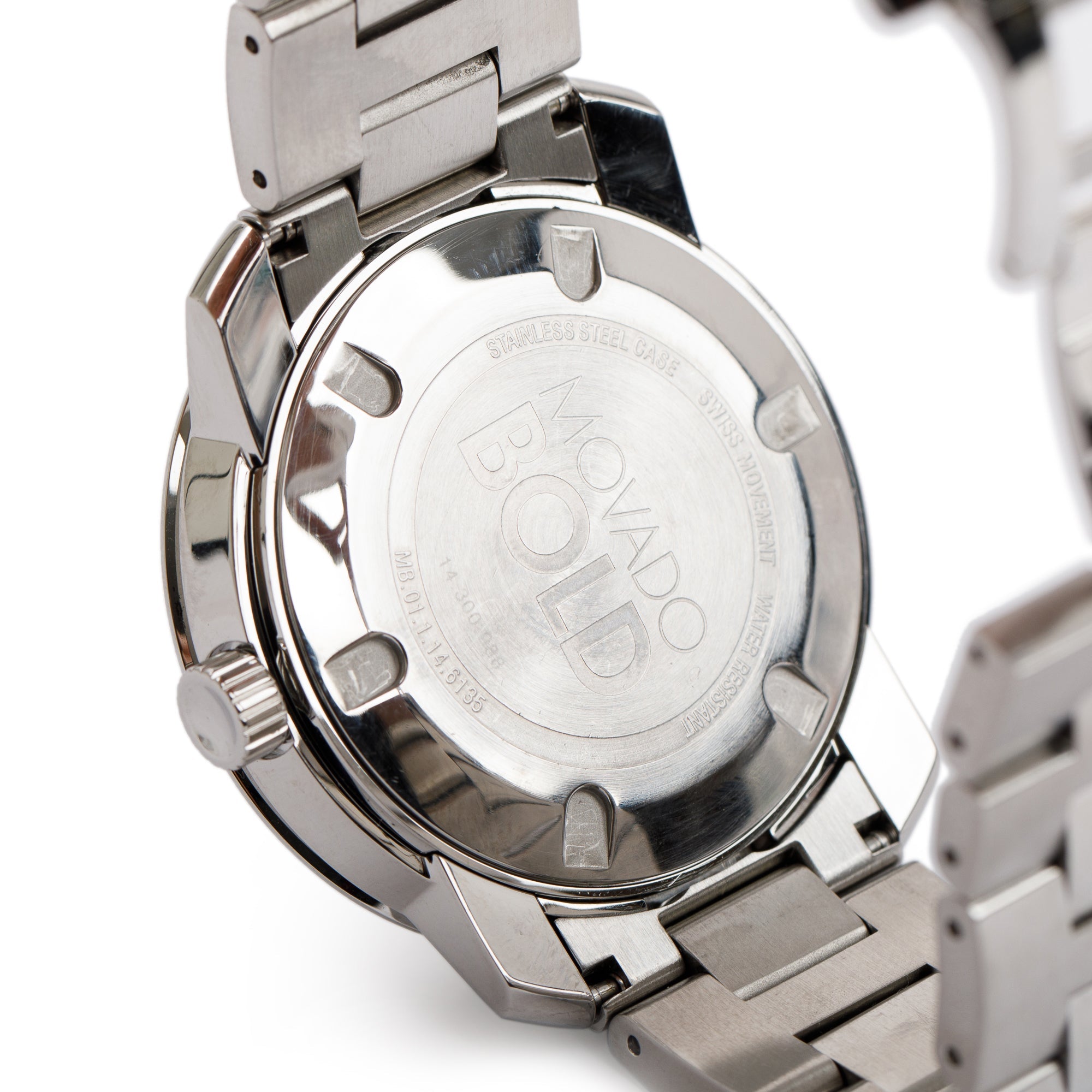 Movado Stainless Steel Bold 42.5 MM Quartz Watch