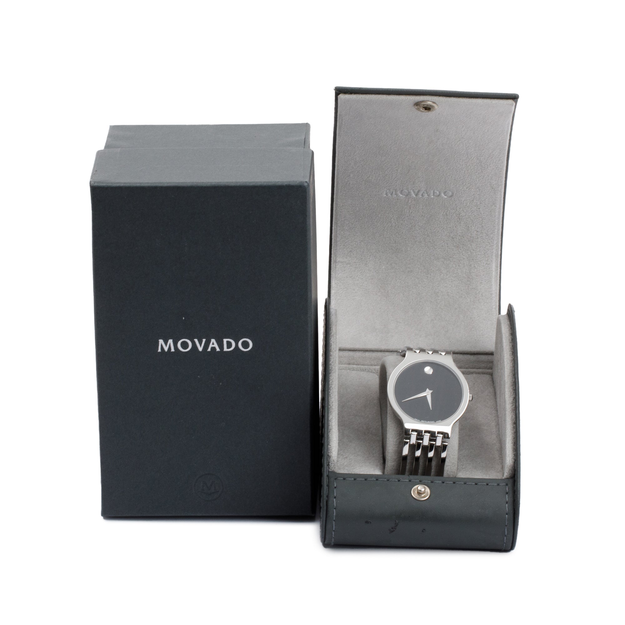 Movado Stainless Steel Esperanza 32 MM Quartz Watch w/ Box
