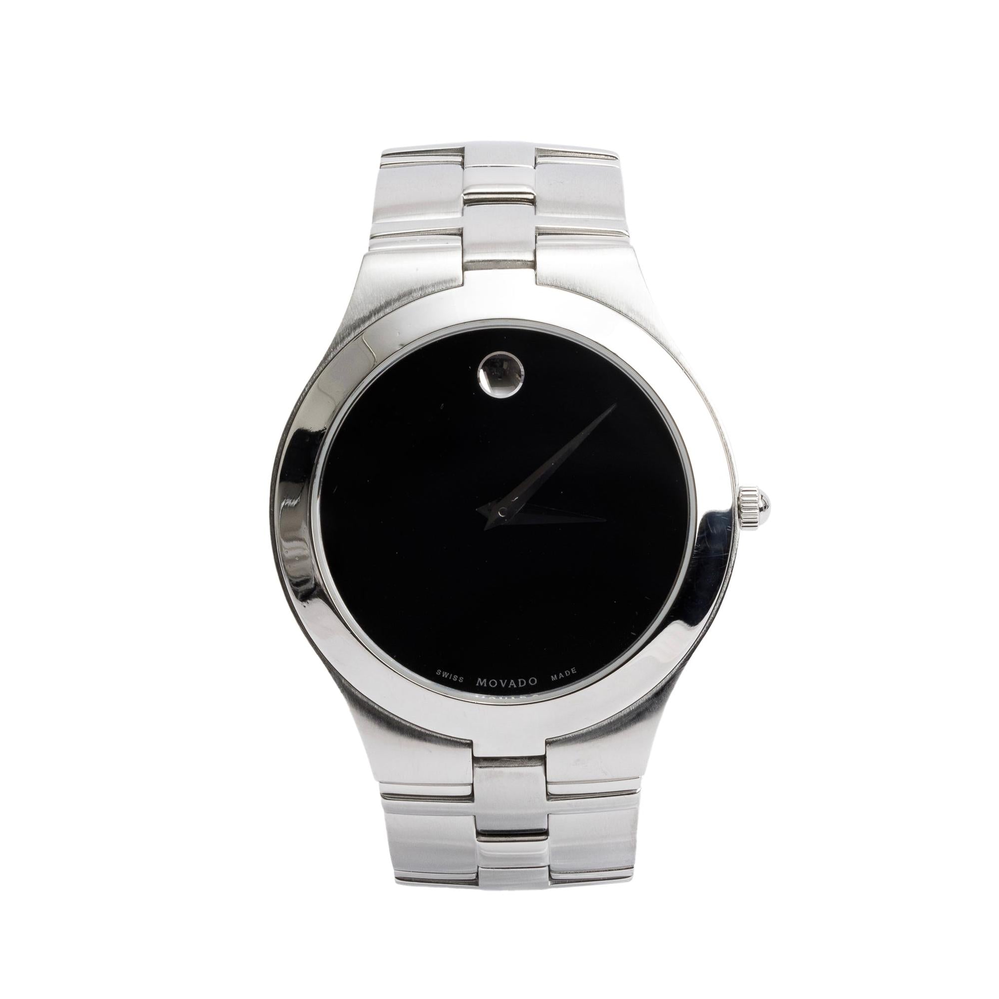 Movado Stainless Steel Juro 36 MM Quartz Watch