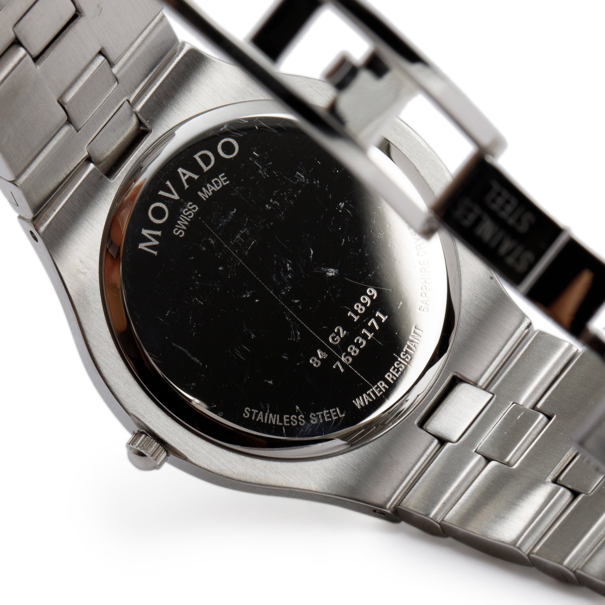 Movado Stainless Steel Juro 36 MM Watch