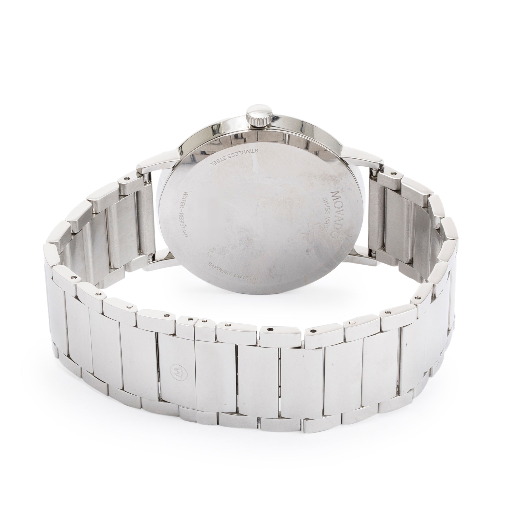 Movado Stainless Steel Museum 40 MM Quartz Watch w/ Card