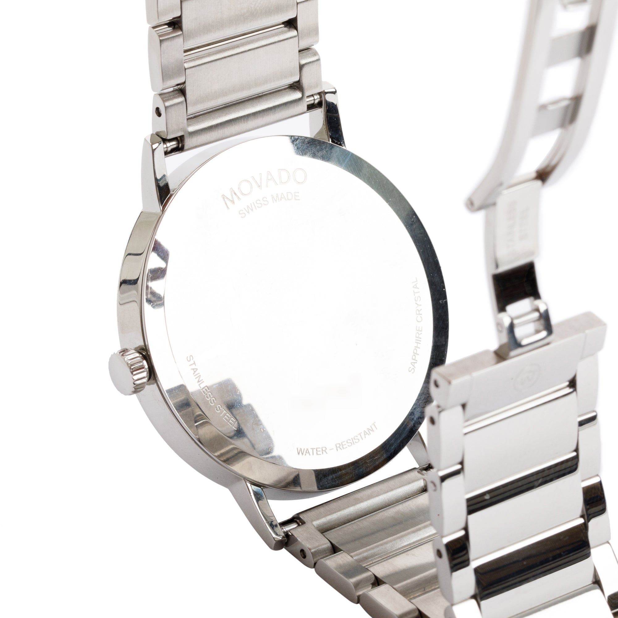 Movado Stainless Steel Museum 40 MM Quartz Watch w/ Card