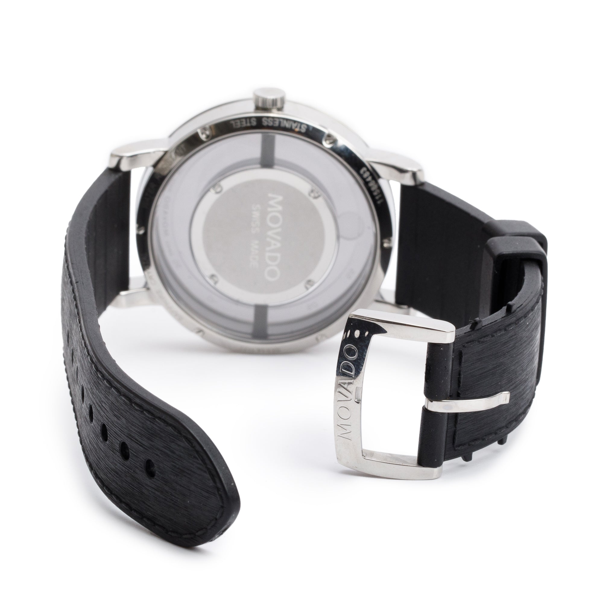 Movado Stainless Steel Museum 43 MM Quartz Watch