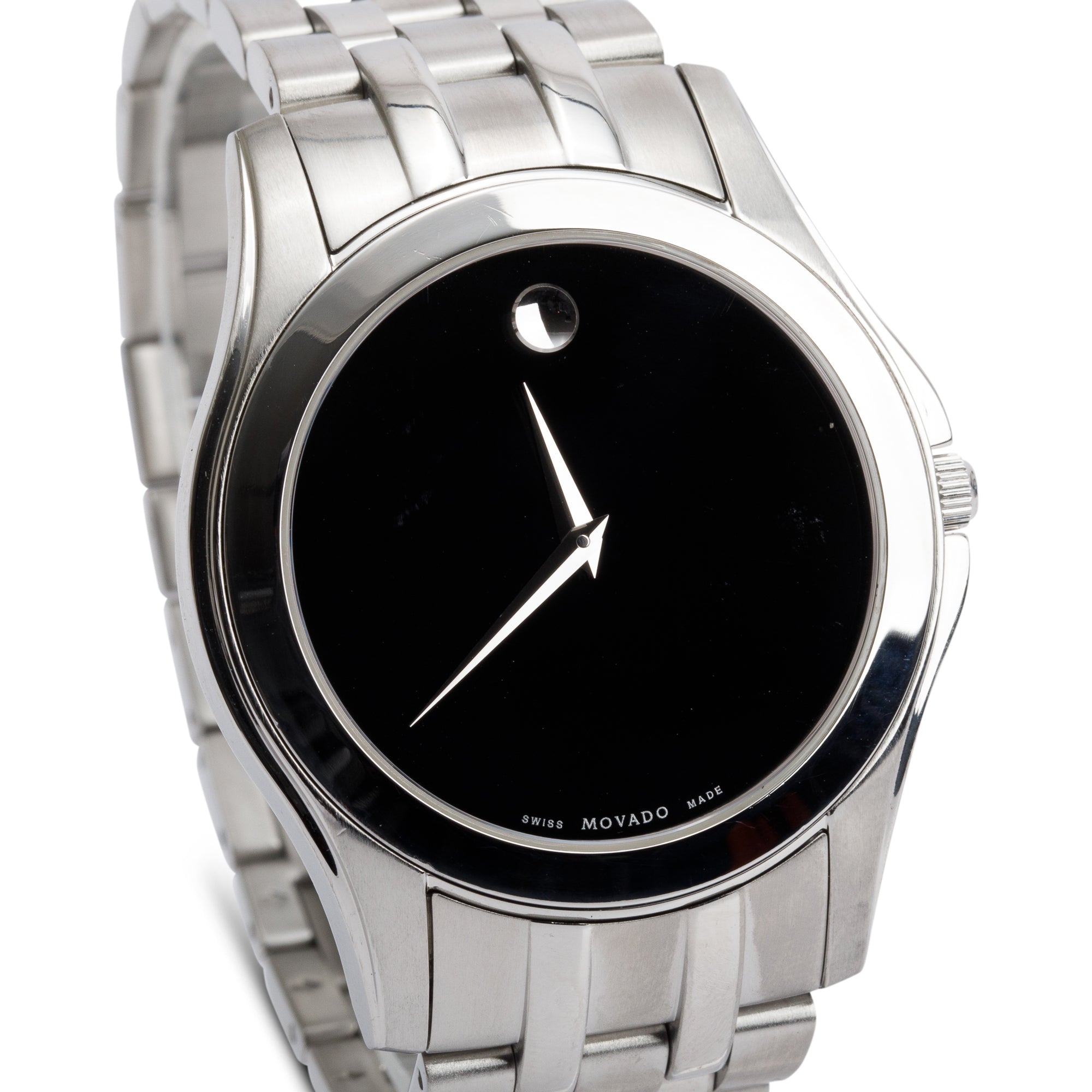Movado Stainless Steel Swiss Collection 40 MM Quartz Watch