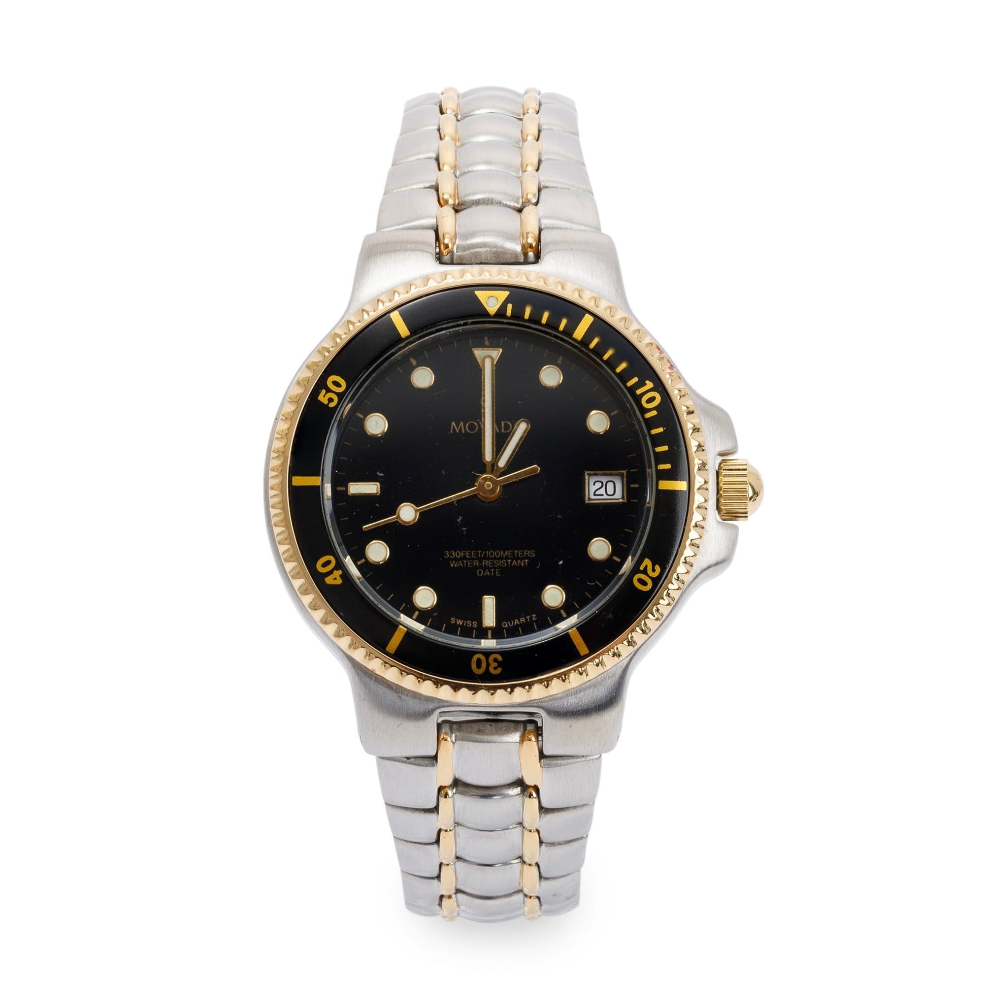 Movado Two-Tone Diver 28 MM Ladies Watch
