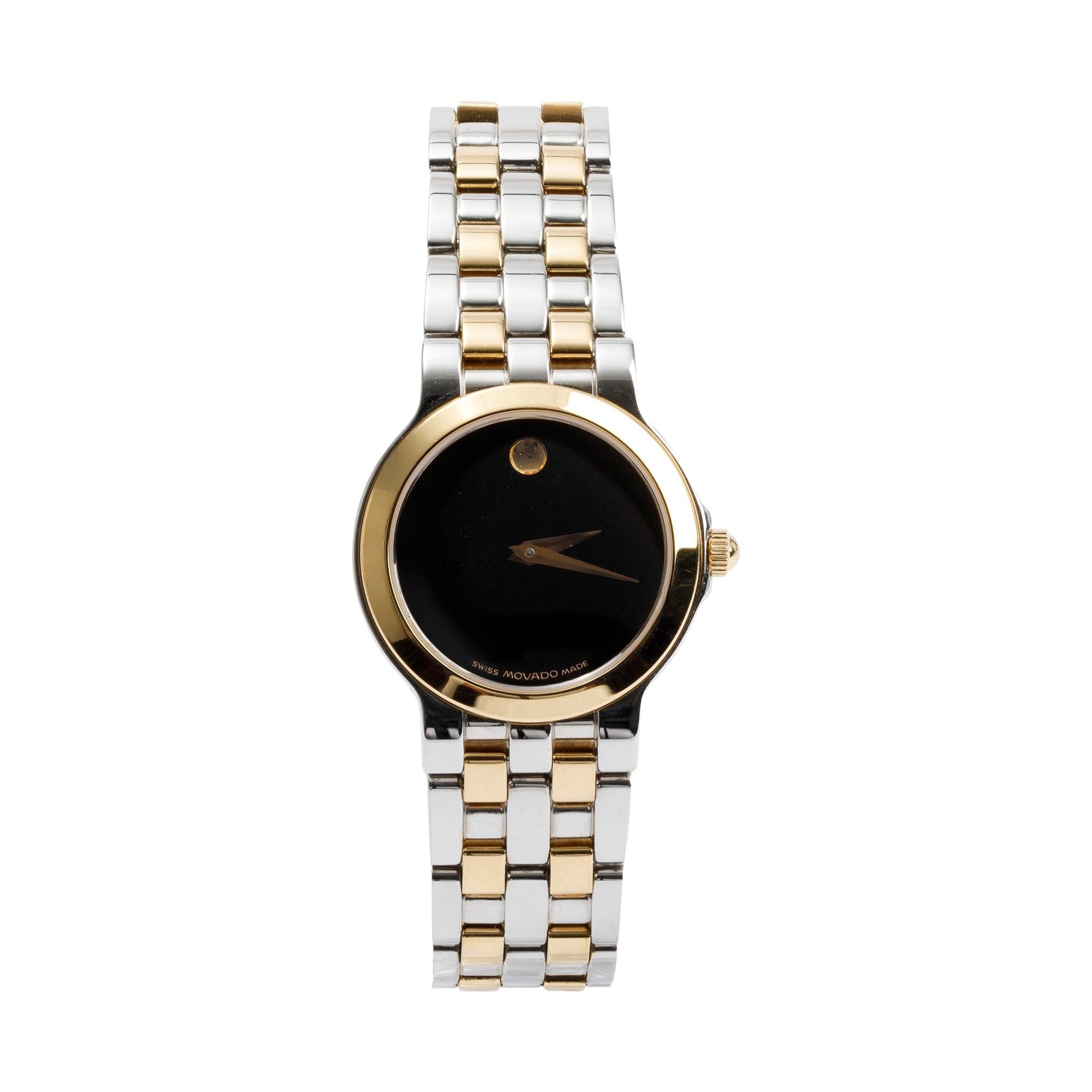 Movado Two-Tone Stainless Steel Museum 26 MM Watch
