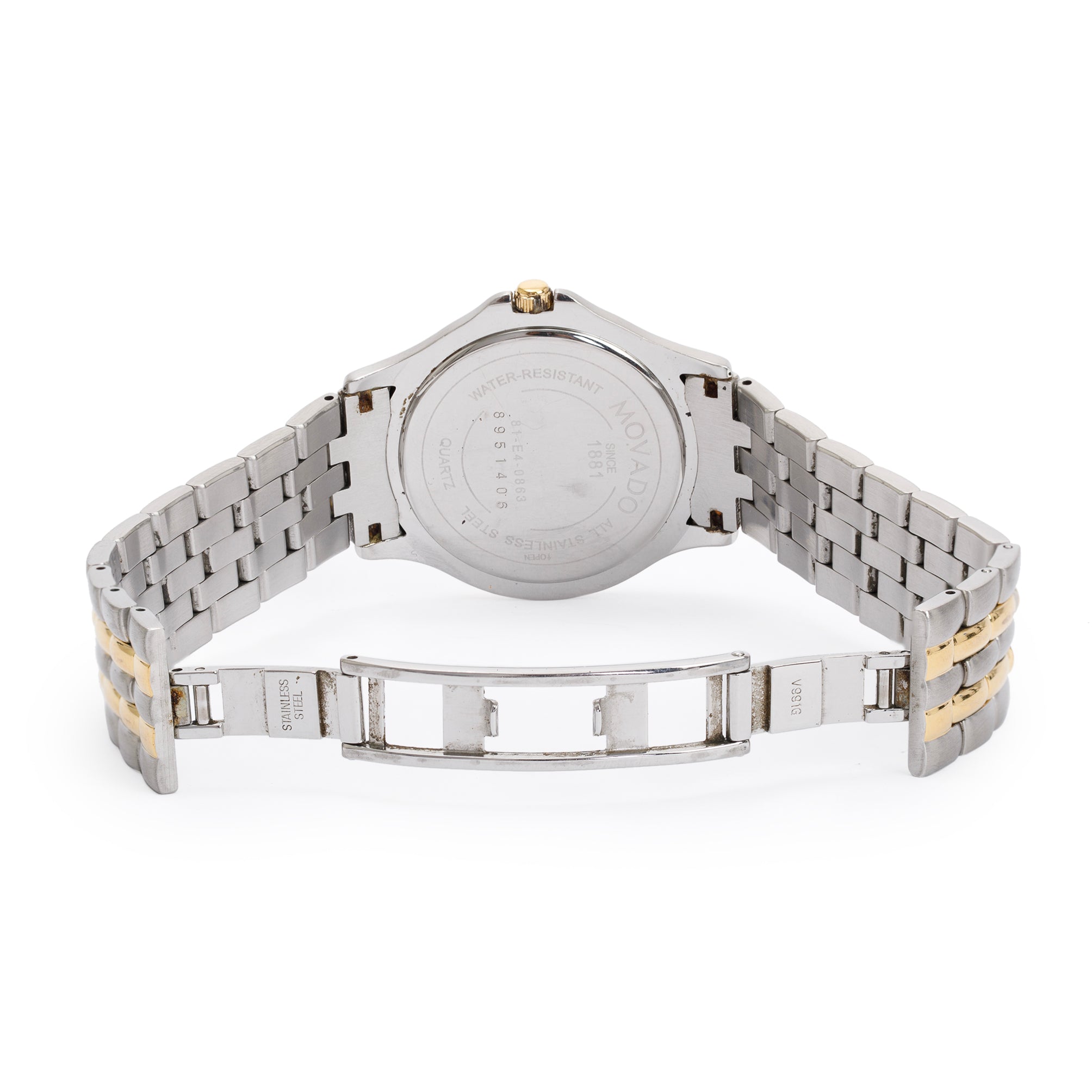 Movado Two-Tone Stainless Steel Museum 35 MM Watch