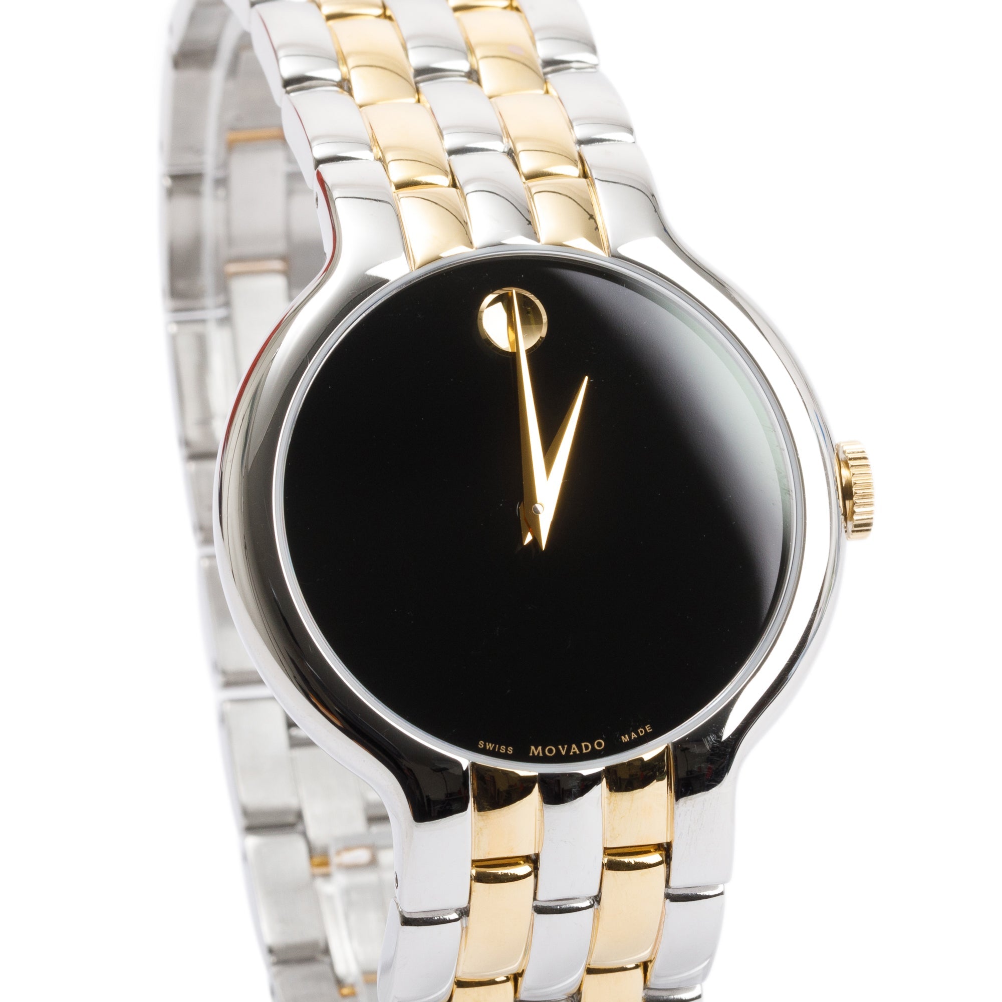Movado Two-Tone Stainless Steel Museum 38 MM Watch w/ Box
