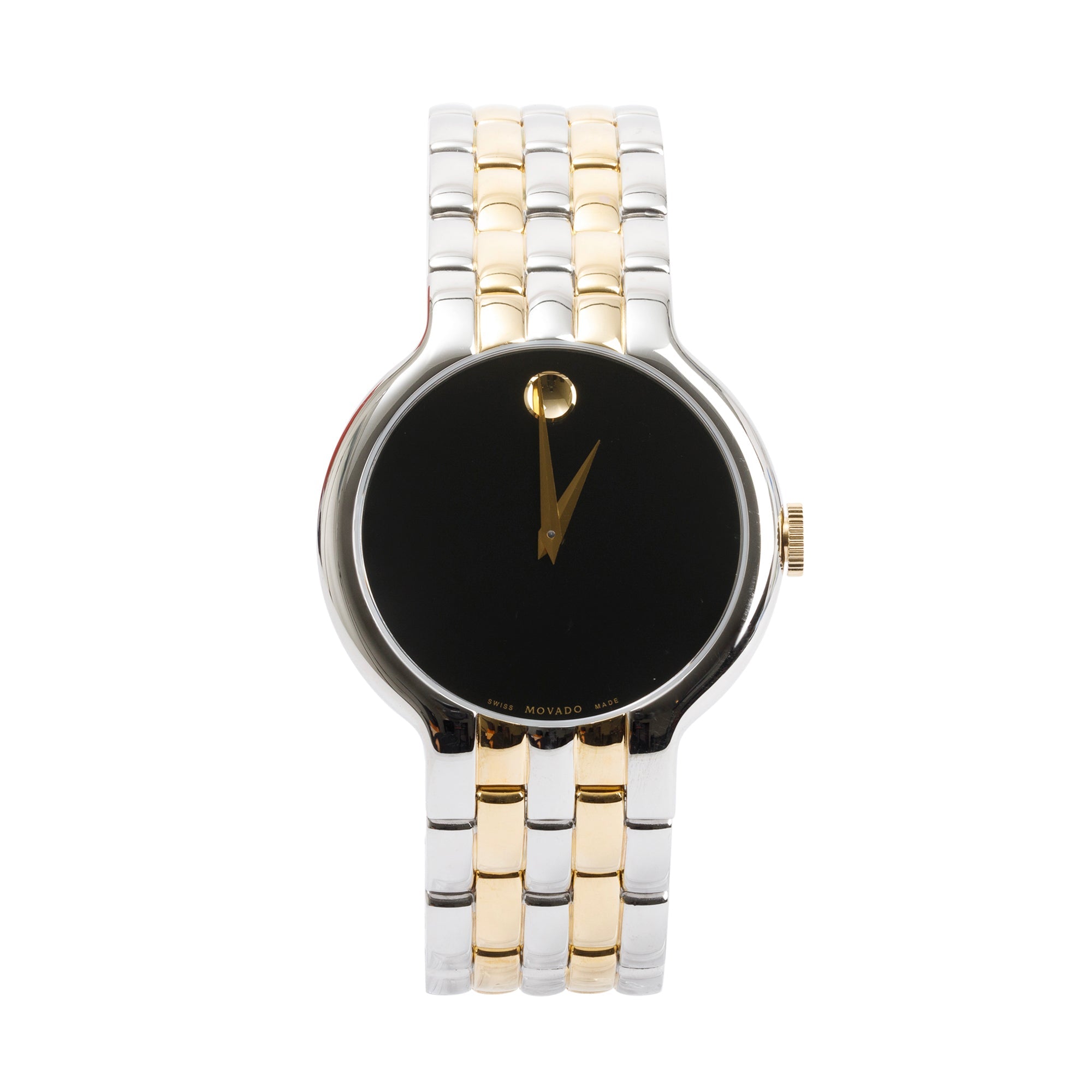 Movado Two-Tone Stainless Steel Museum 38 MM Watch w/ Box