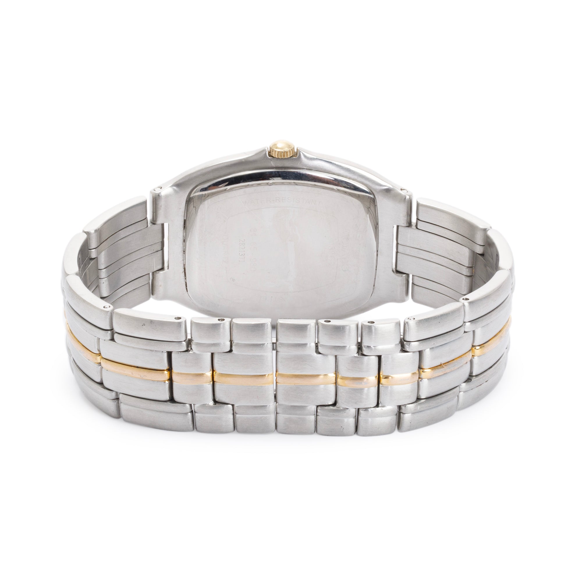 Movado Vintage Two-Tone Stainless Steel Guilloche Dial 32 MM Watch