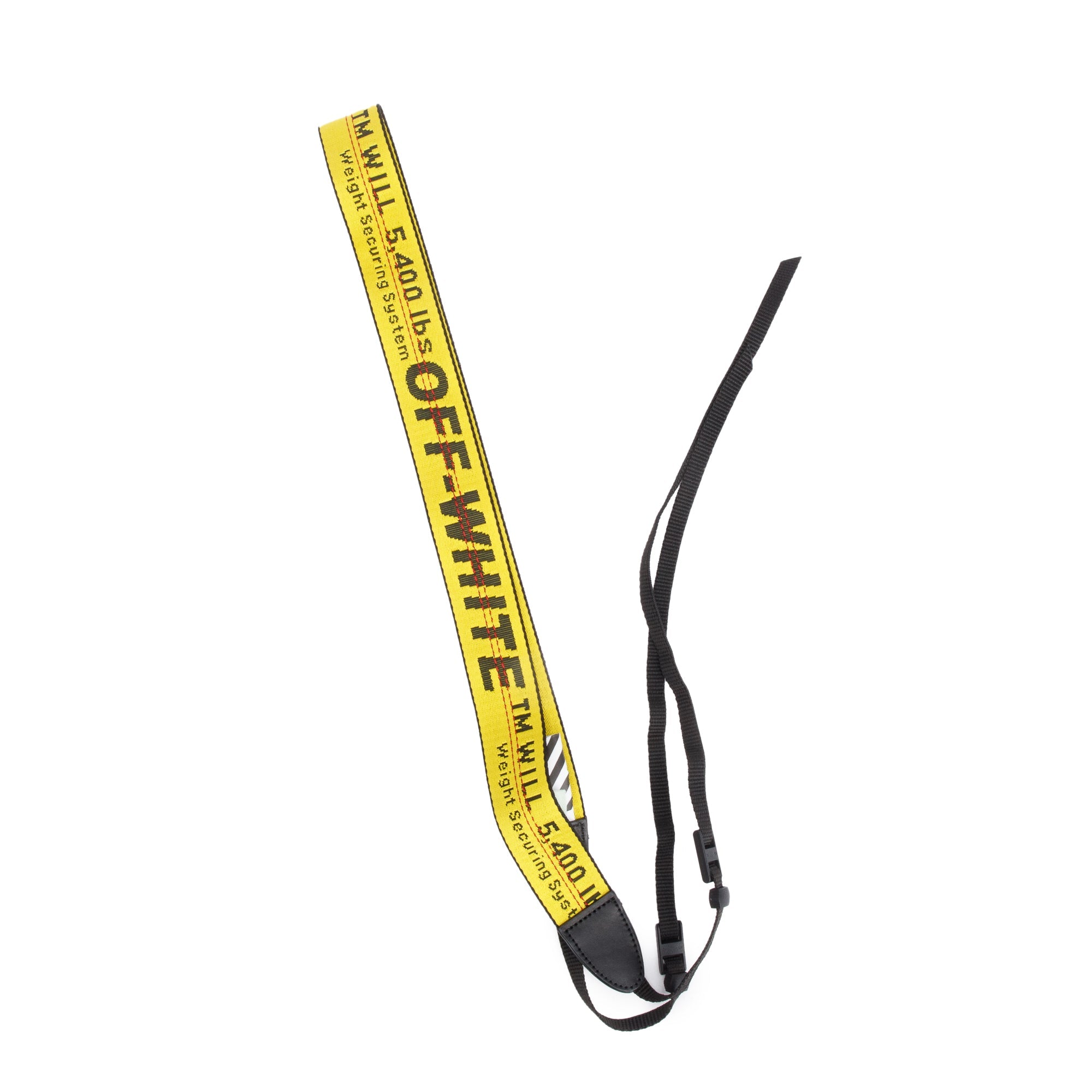 Off-White c/o Virgil Abloh Yellow & Black Industrial Shoulder Bag Strap