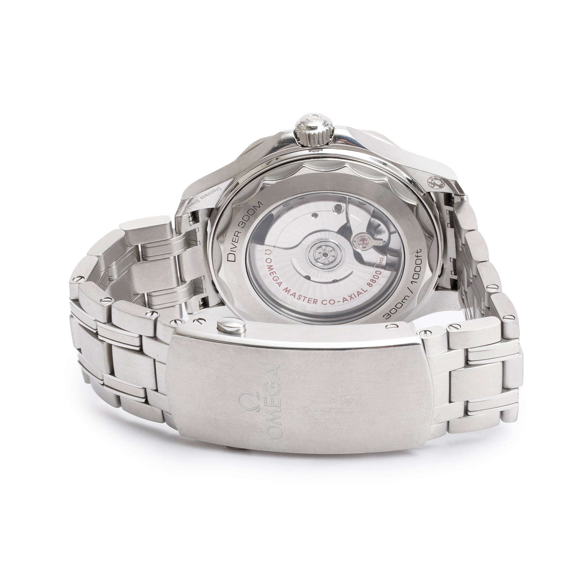 Omega 2021 Stainless Steel Seamaster Diver 300M Co-Axial Master Chronometer 42 MM Automatic Watch w/ Box, Papers & Extra Strap