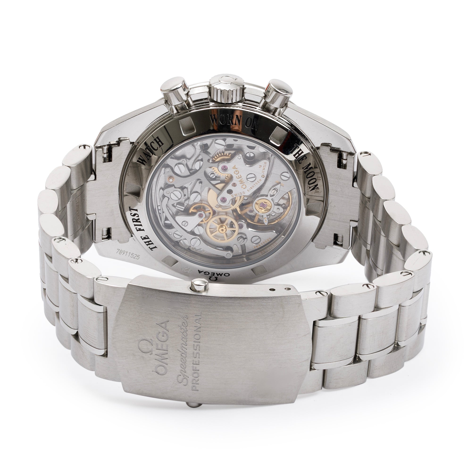 Omega 2021 Stainless Steel Speedmaster Moonwatch Professional 42 MM Watch w/ Box & Papers