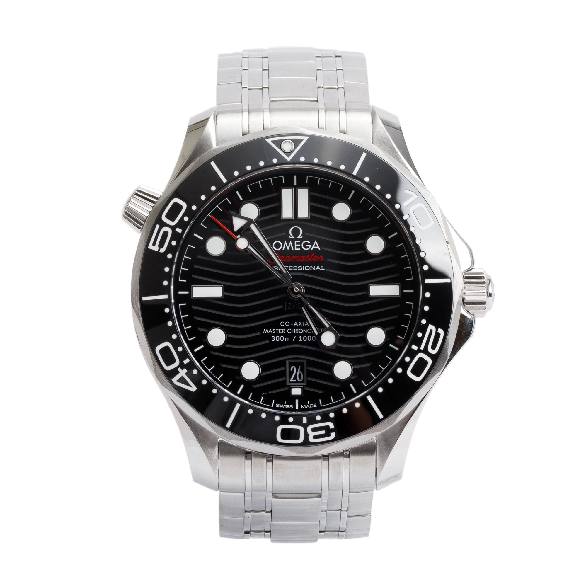 Omega 2023 Stainless Steel Seamaster Diver 300M Co-Axial Master Chronometer 42 MM Automatic Watch w/ Box & Papers