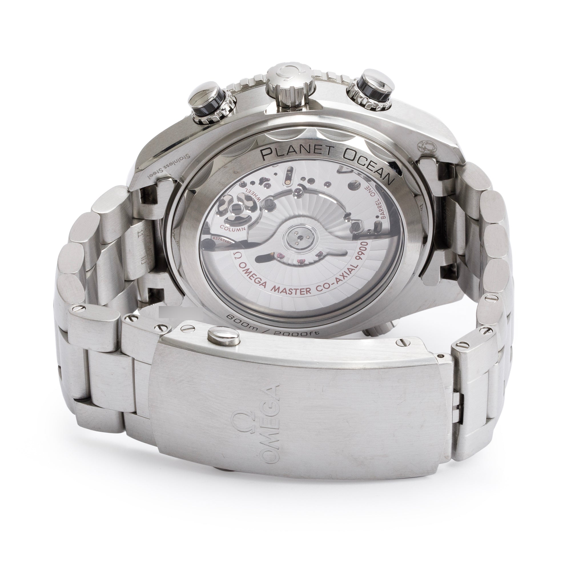 Omega 2023 Stainless Steel Seamaster Planet Ocean 600M 45.5 MM Co-Axial Master Chronometer Chronograph Automatic Watch w/ Box & Papers