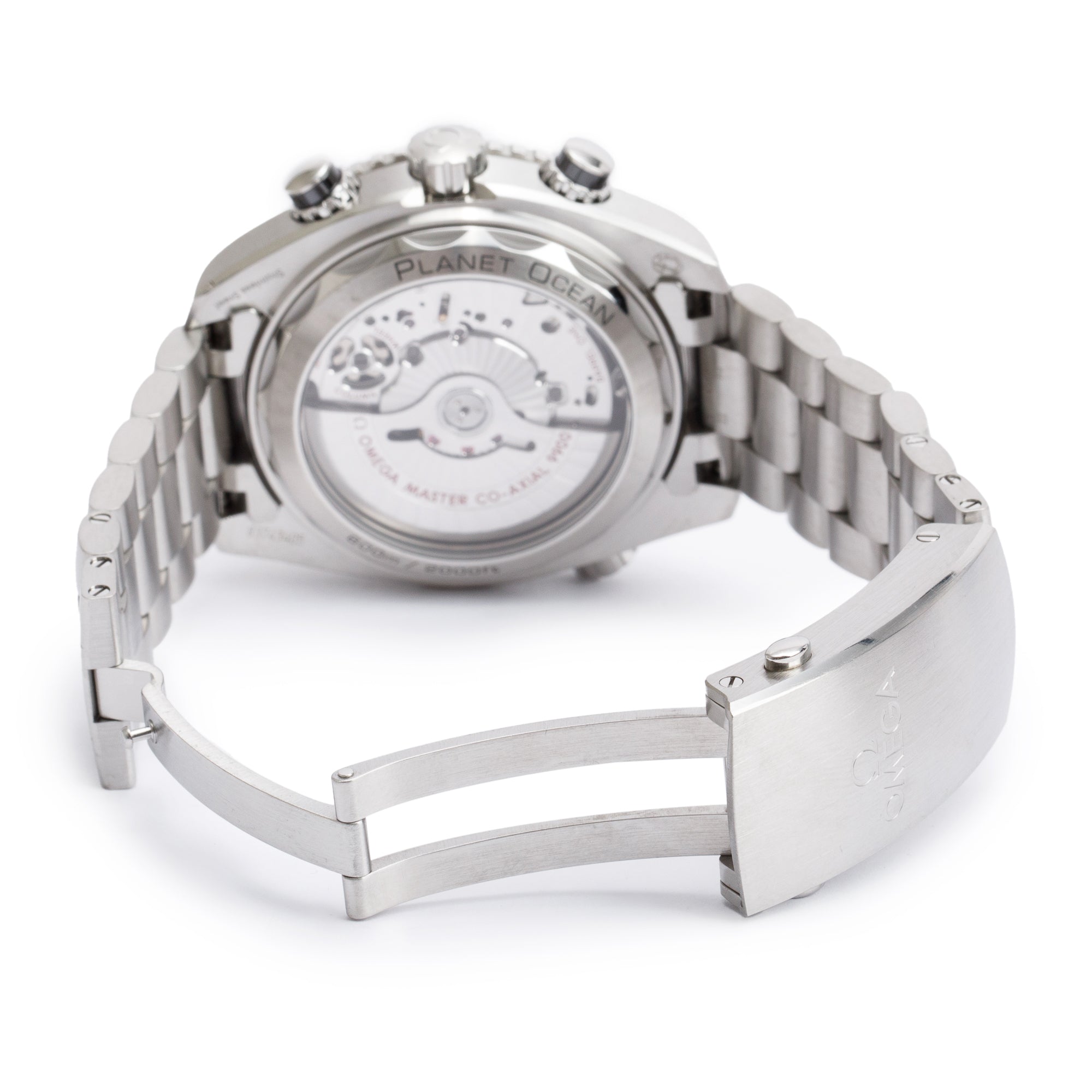 Omega 2023 Stainless Steel Seamaster Planet Ocean 600M 45.5 MM Co-Axial Master Chronometer Chronograph Automatic Watch w/ Box & Papers