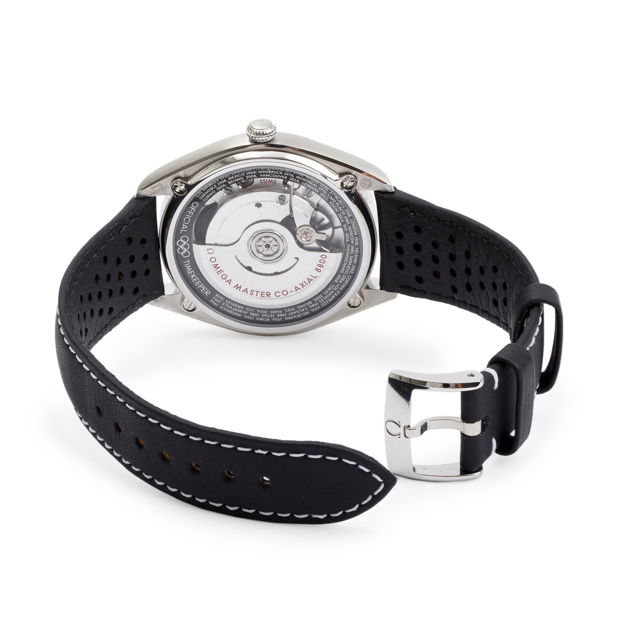 Omega 2023 Stainless Steel Seamaster Planet Ocean Olympic Official Timekeeper 39.5 MM Automatic Watch w/ Box & Papers