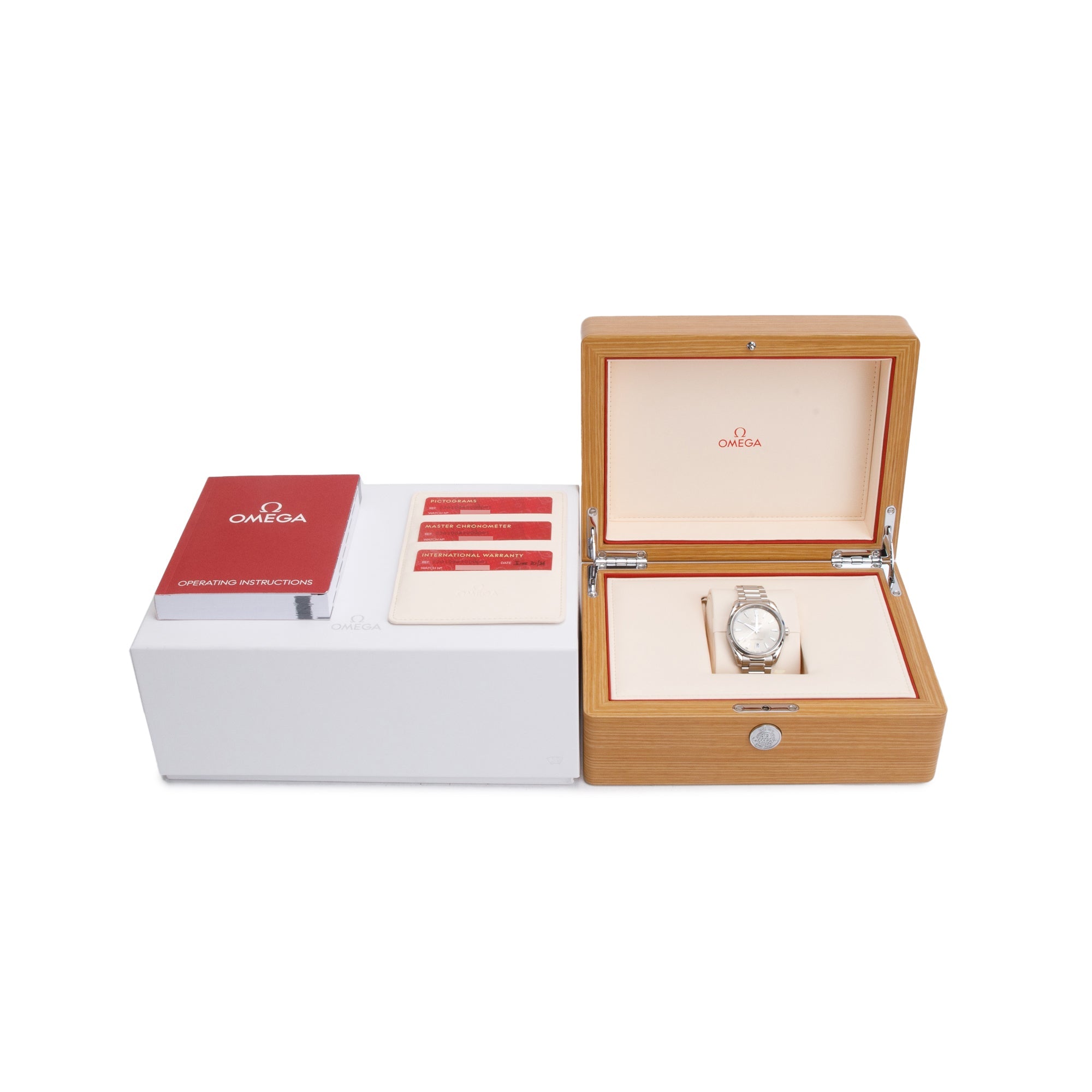 Omega 2024 Stainless Steel Seamaster Aqua Terra Shades Co-Axial Master Chronometer 38 MM Automatic Watch w/ Box & Papers