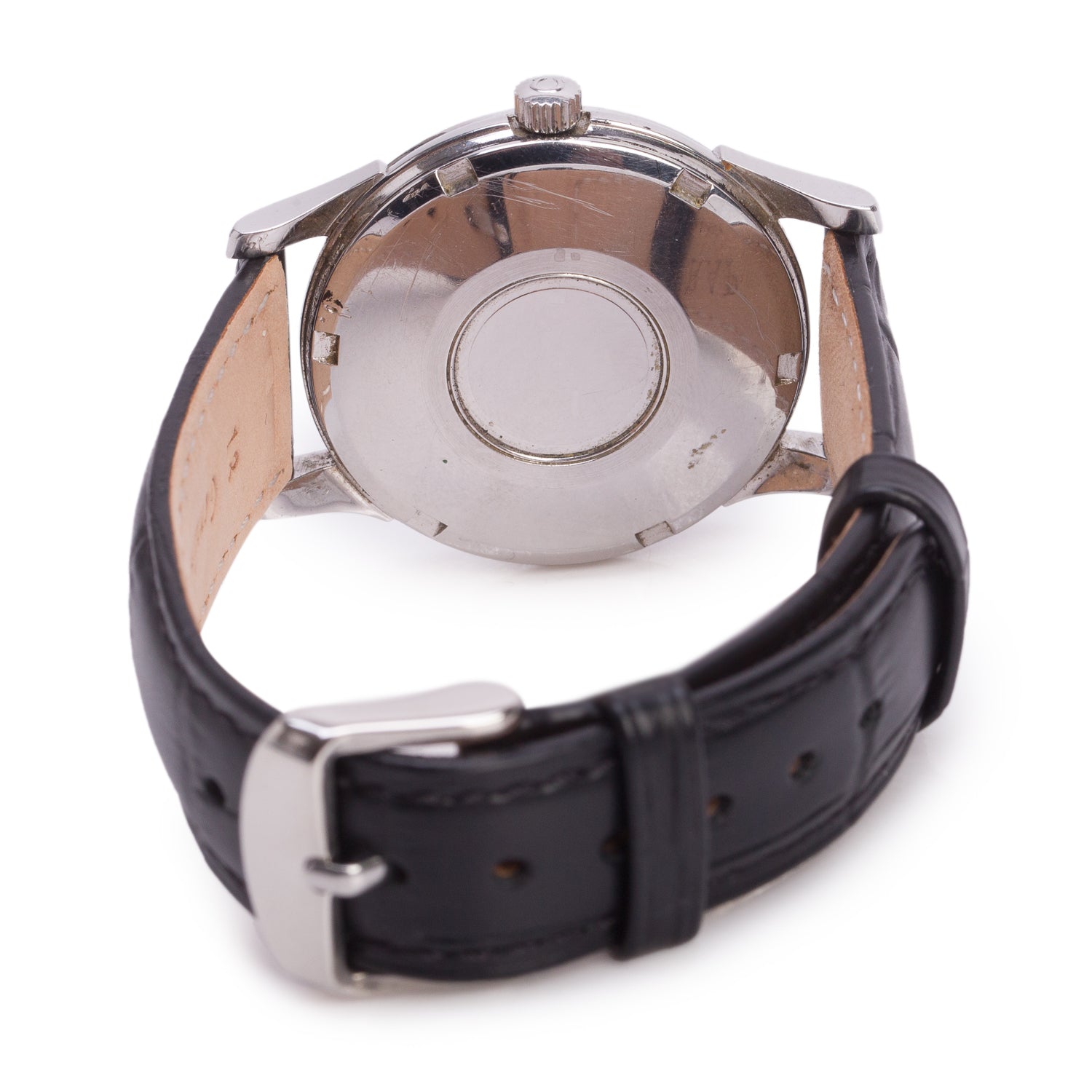 Omega Vintage Stainless Steel Constellation 34 MM Automatic Watch Silver Dial