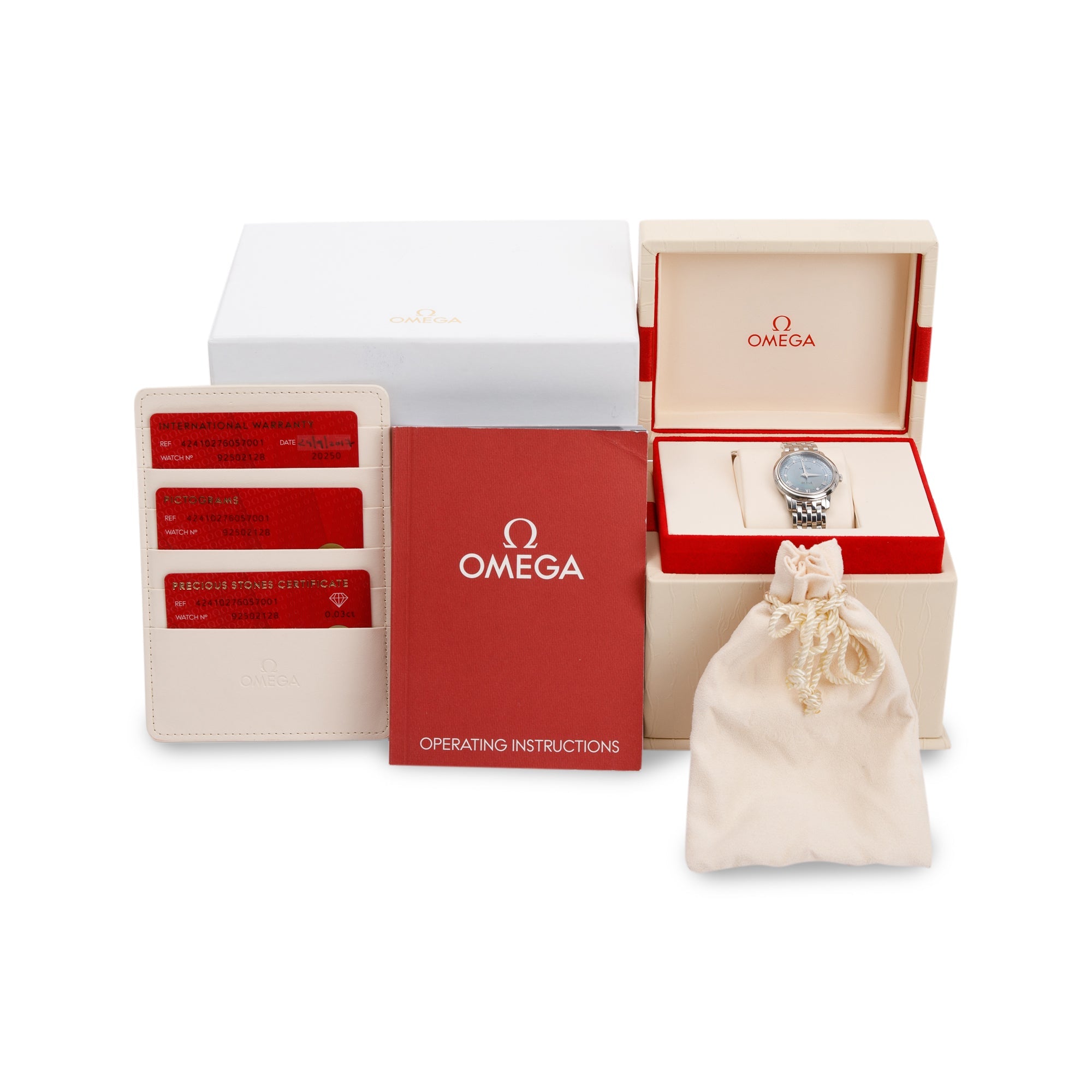 Omega De Ville Prestige 27.4 mm Watch w/ Box & Papers