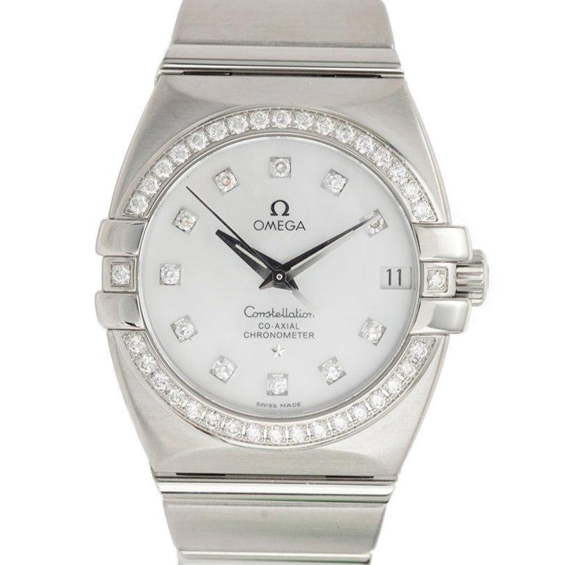 Omega Diamond Constellation Double Eagle Chronometer Automatic Watch w/ Box & Papers