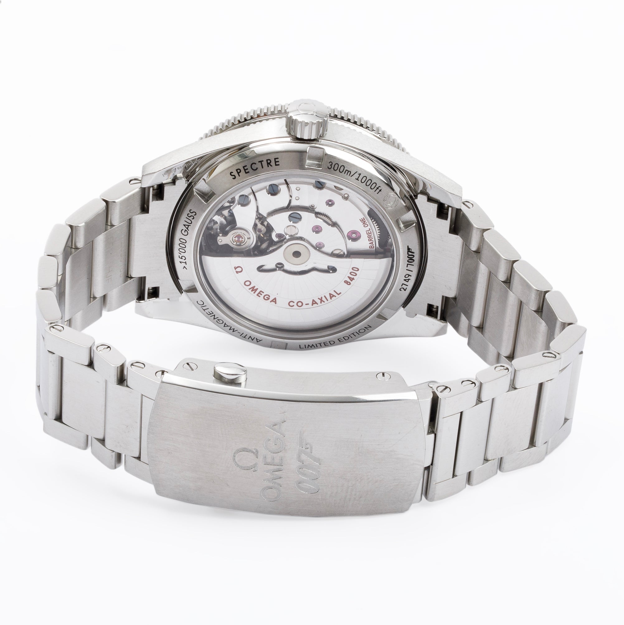 Omega Limited Editon James Bond Spectre Stainless Steel Seamaster 300 Master Co-Axial Chronometer 41 MM Watch