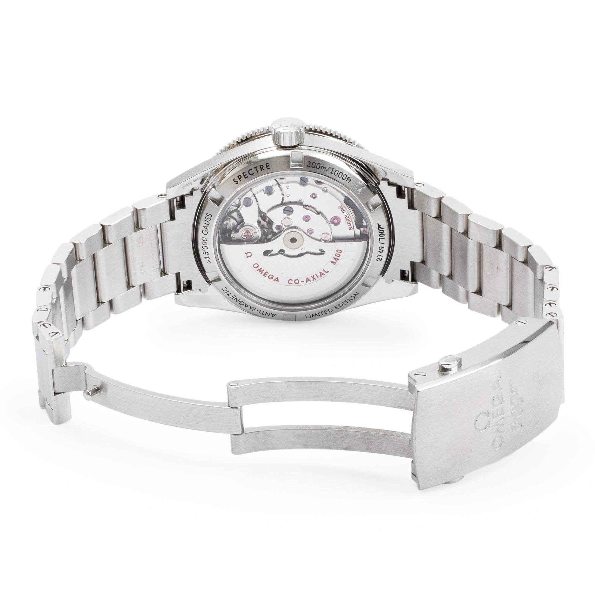 Omega Limited Editon James Bond Spectre Stainless Steel Seamaster 300 Master Co-Axial Chronometer 41 MM Watch