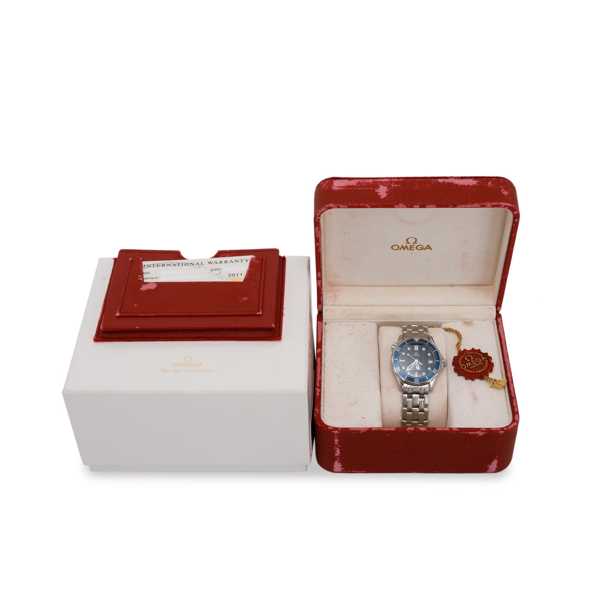 Omega Seamaster 300M Chronometer 36 MM Automatic Watch w/ Box & Papers