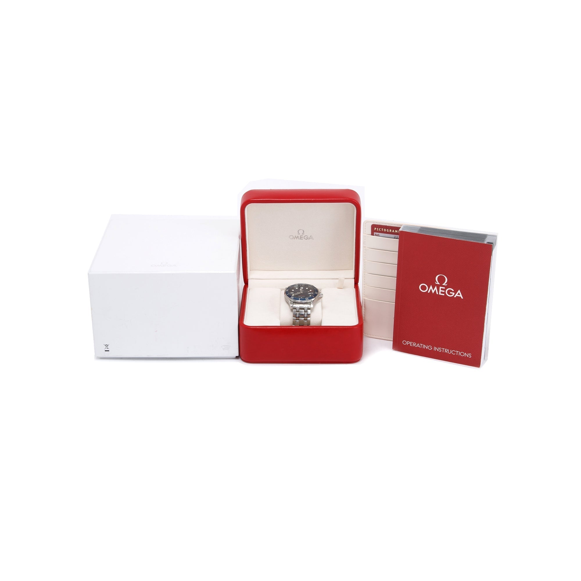 Omega Seamaster 300M Quartz Watch w/ Box & Papers