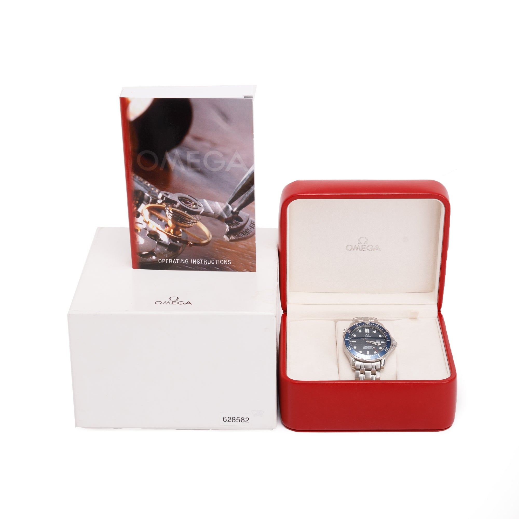 Omega Seamaster 300M Quartz Watch w/ Box & Papers