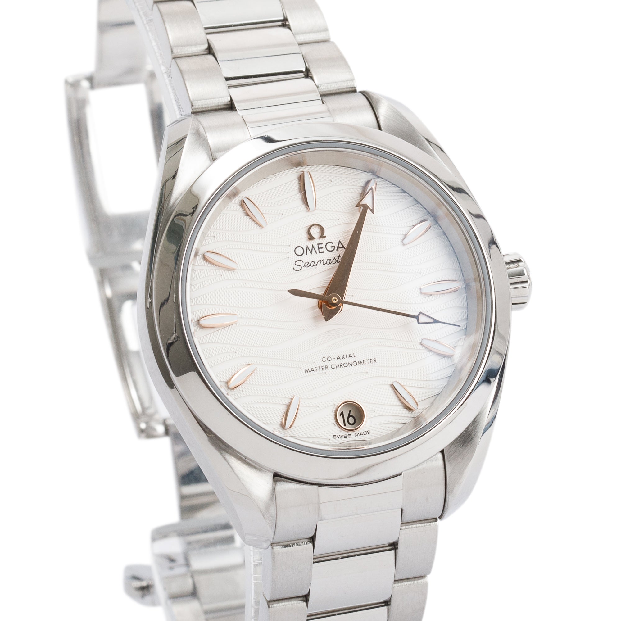 Omega Seamaster Aqua Terra Master Chronometer 34 MM Watch w/ Box