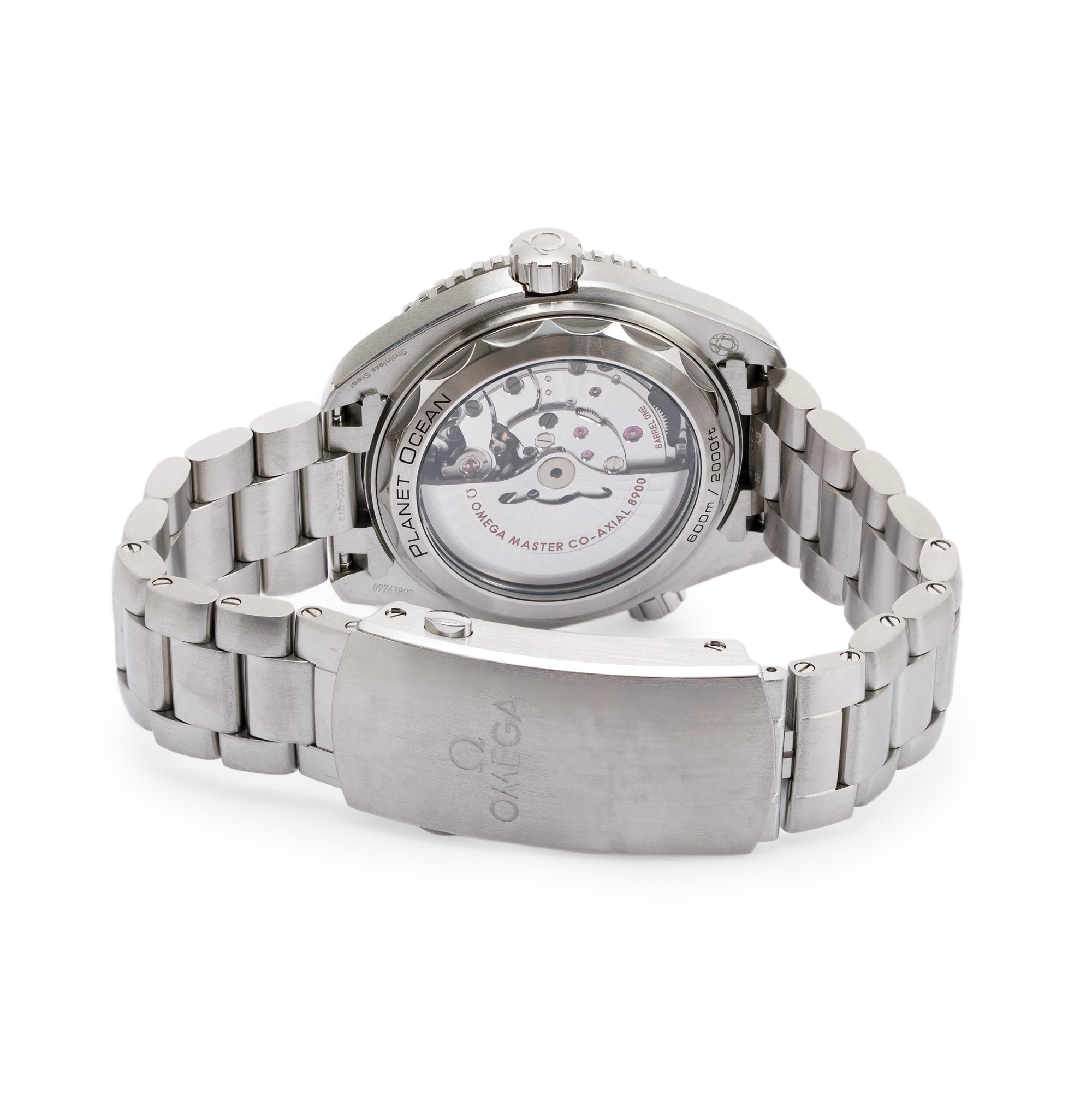 Omega Seamaster Planet Ocean Co-Axial Master Chronometer 43.5 MM Watch w/ Box & Papers