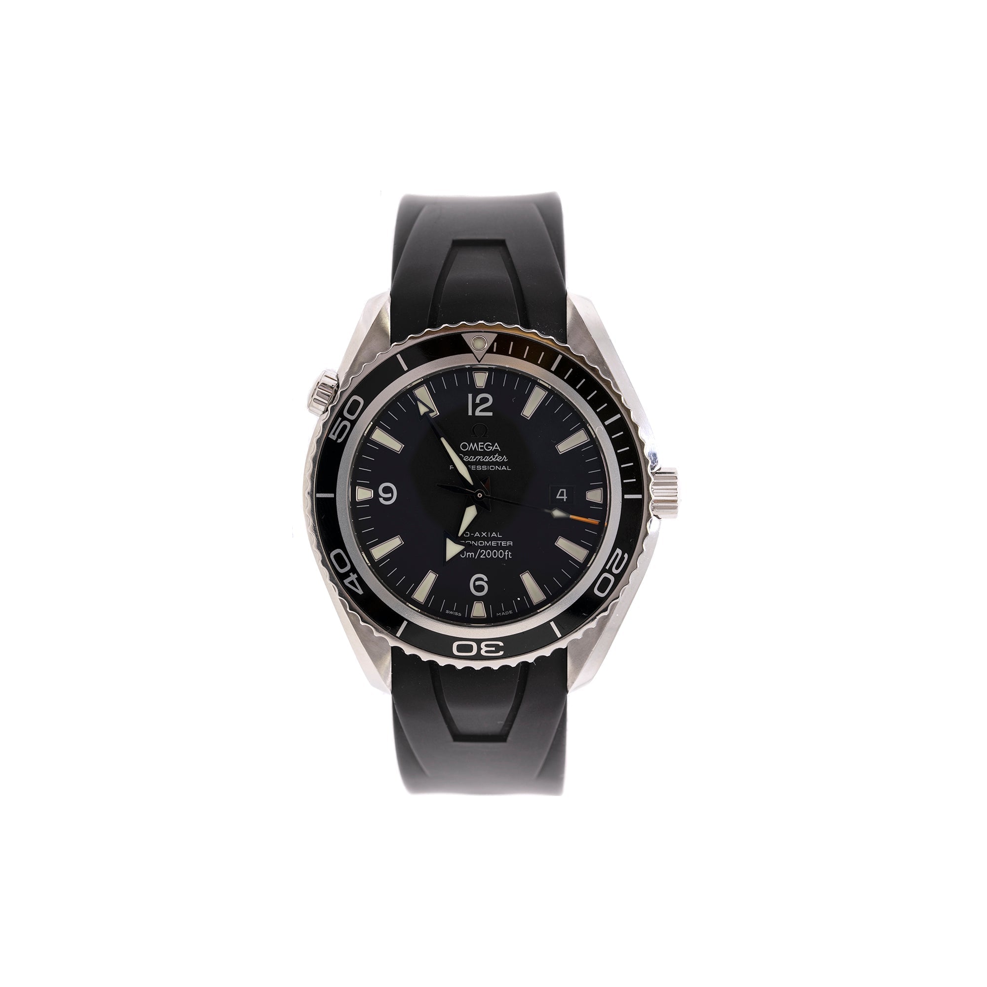 Omega Seamaster Planet Ocean James Bond Casino Royale XL Automatic Watch w/ Box & Papers