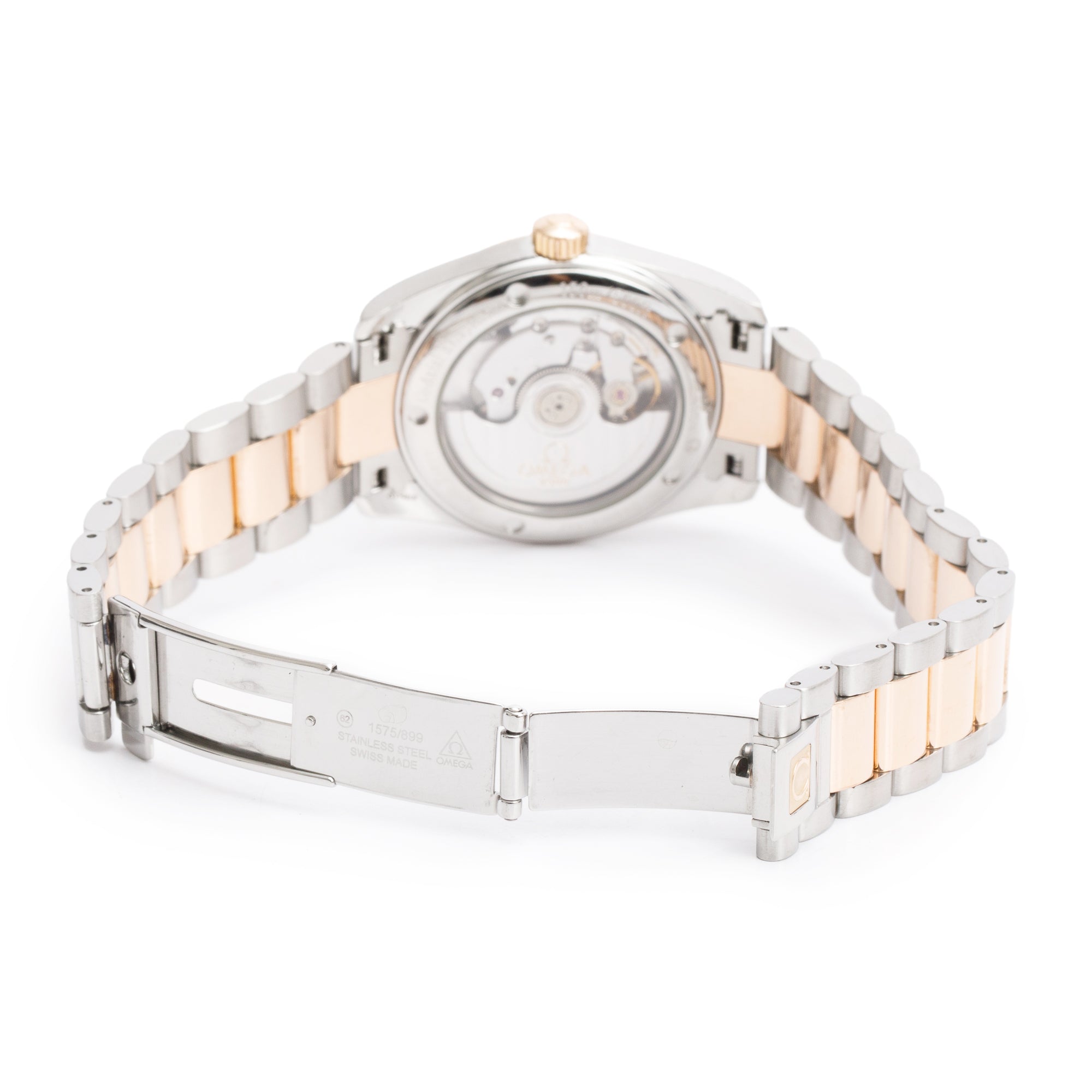 Omega Stainless Steel & 18k Rose Gold Seamaster Aqua Terra 150M 36 MM Co-Axial Chronometer Automatic Watch