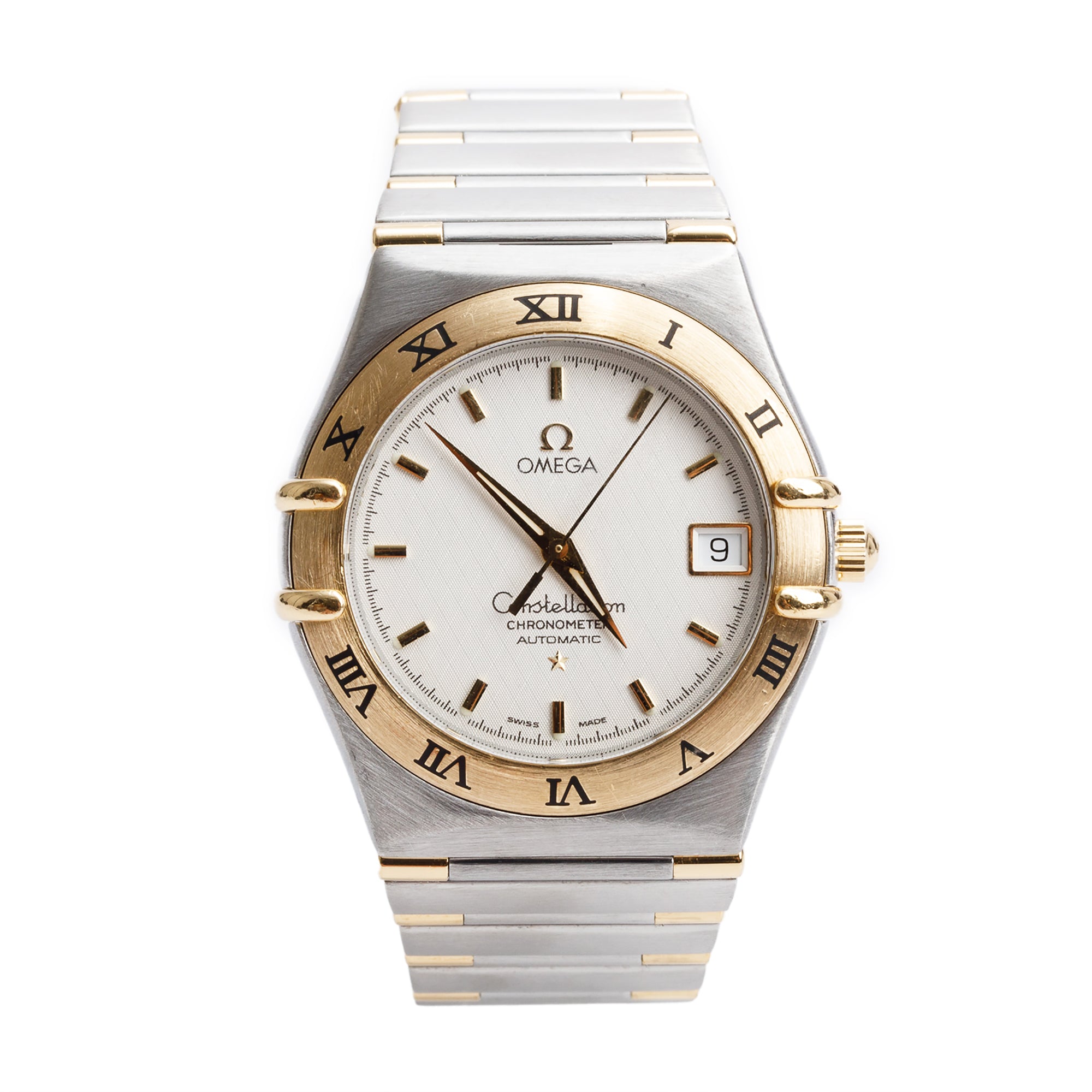 Omega Stainless Steel & 18k Yellow Gold Constellation 36 MM Automatic Watch