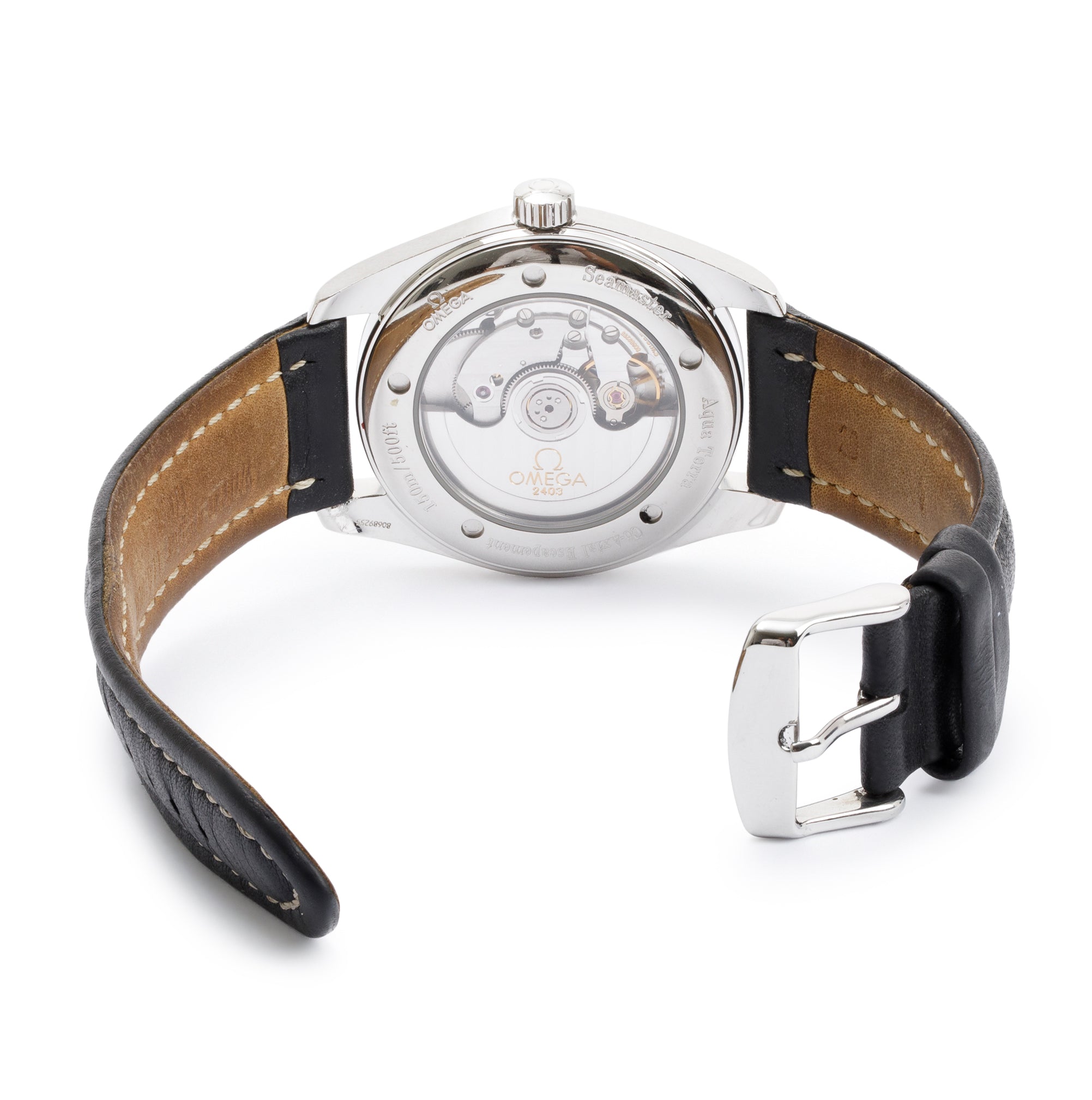 Omega Stainless Steel Aqua Terra Seamaster Railmaster Co-Axial Chronometer Automatic 40 MM Watch