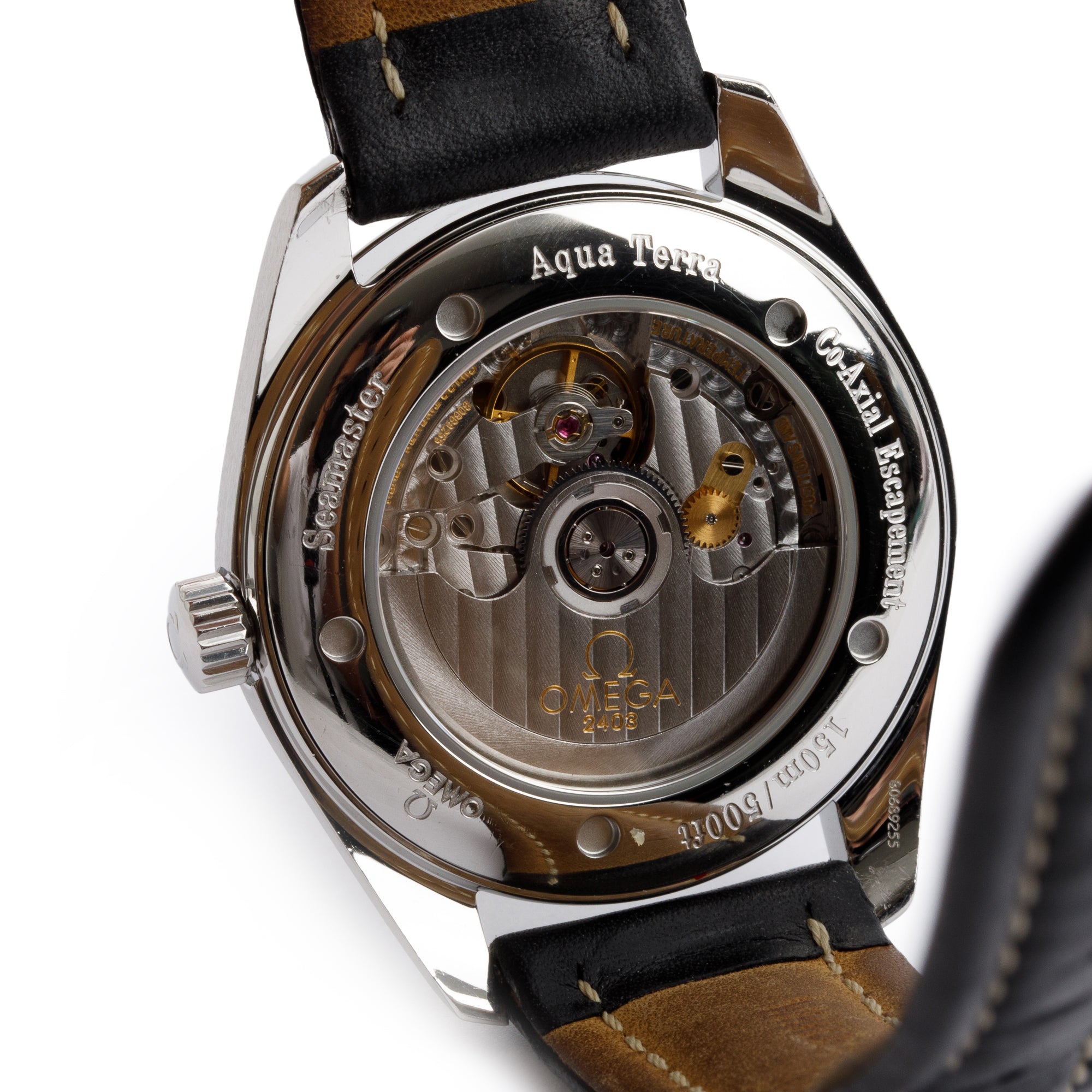 Omega Stainless Steel Aqua Terra Seamaster Railmaster Co-Axial Chronometer Automatic 40 MM Watch