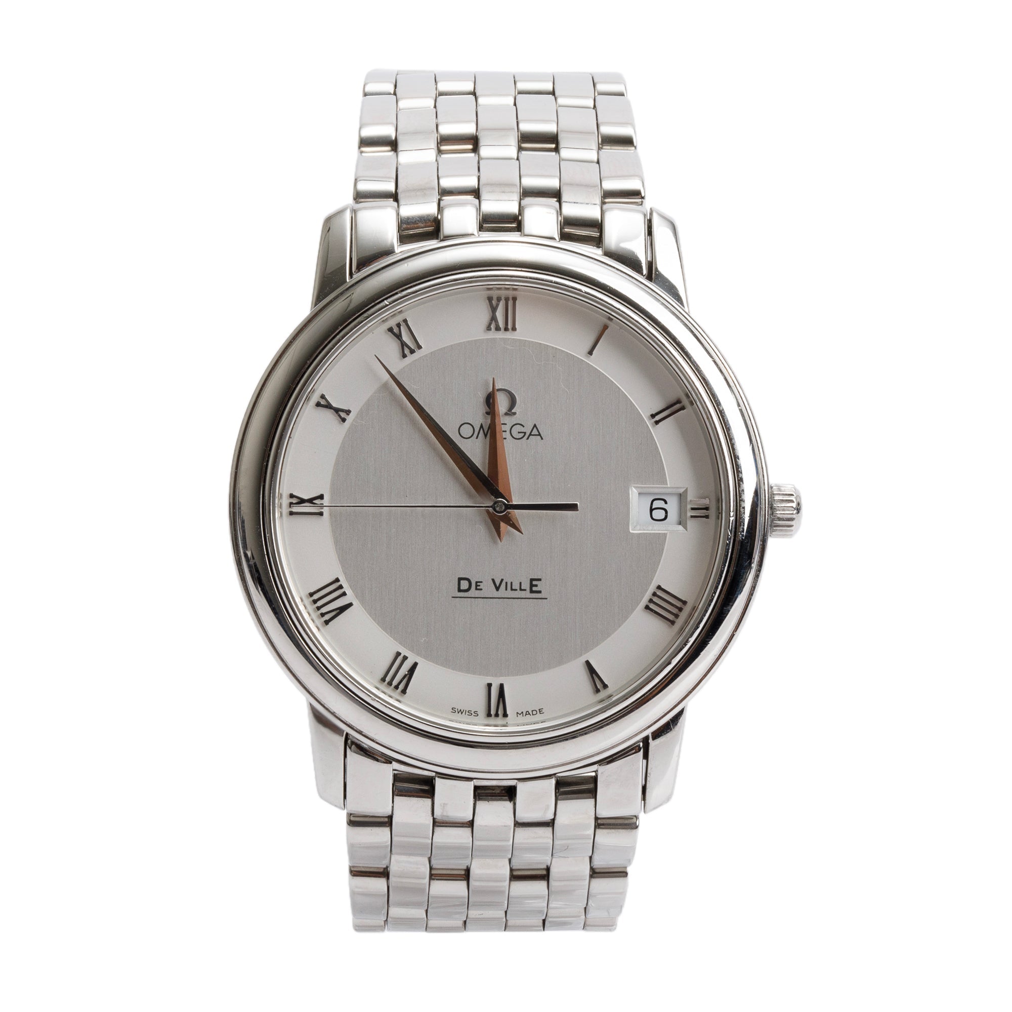 Omega Stainless Steel De Ville Prestige 34.5 MM Quartz Watch