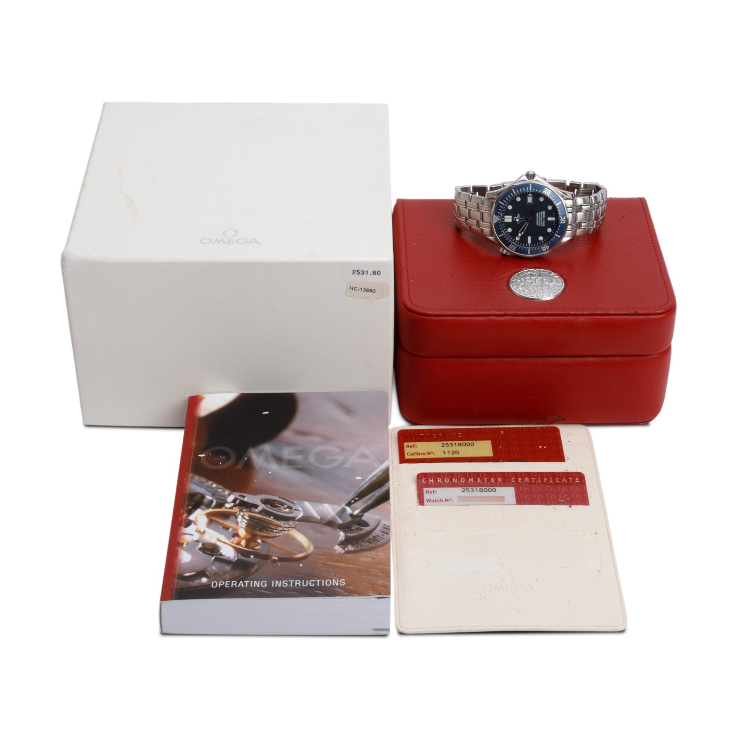 Omega Stainless Steel James Bond Seamaster Diver 300M 41 MM Automatic Watch w/ Box & Papers